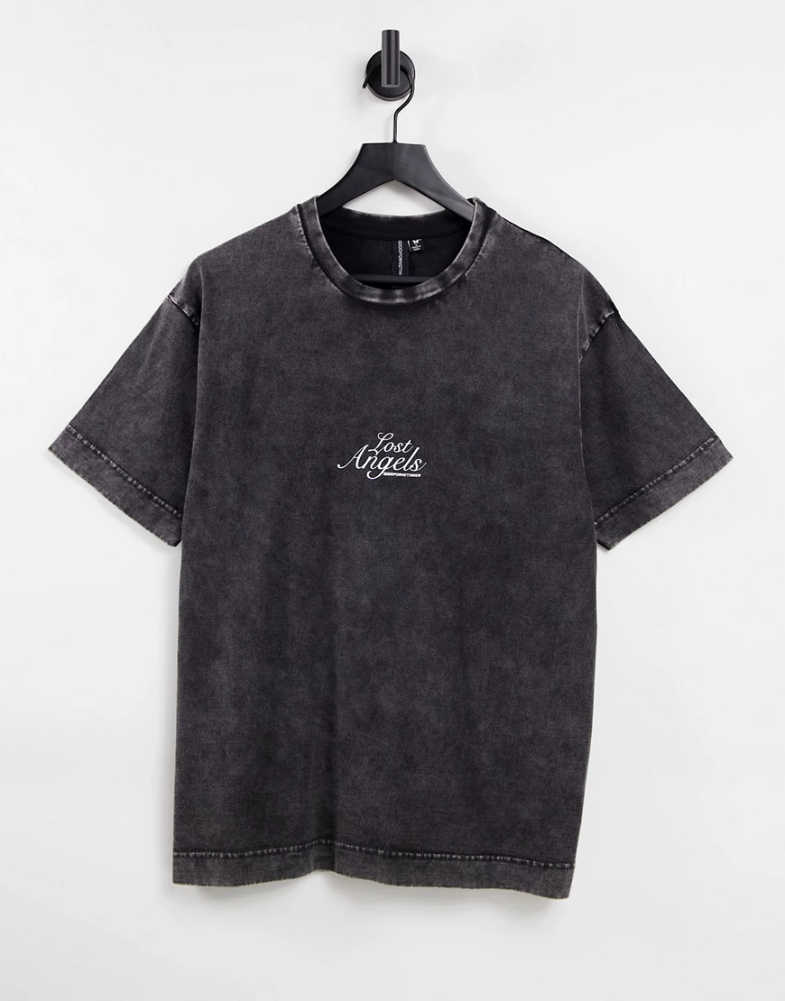 Good For Nothing – Oversize-T-Shirt mit Stickerei auf der Brust in schwarze günstig online kaufen