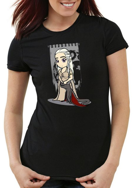 style3 T-Shirt Mutter der Drachen chibi daenerys targaryen game of thrones günstig online kaufen