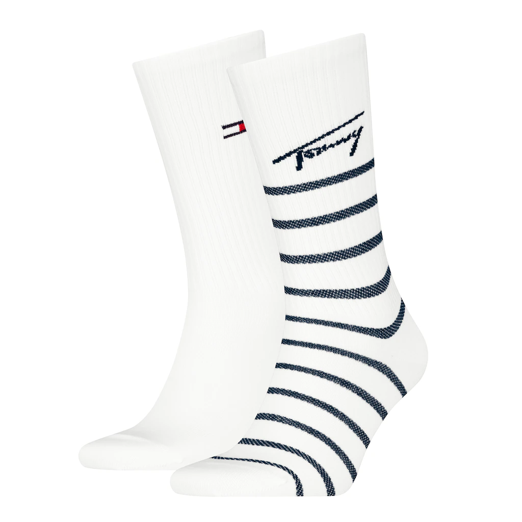 Tommy Hilfiger Socken "TH UNI TJ SOCK 2P BRETON", (2 Paar) günstig online kaufen