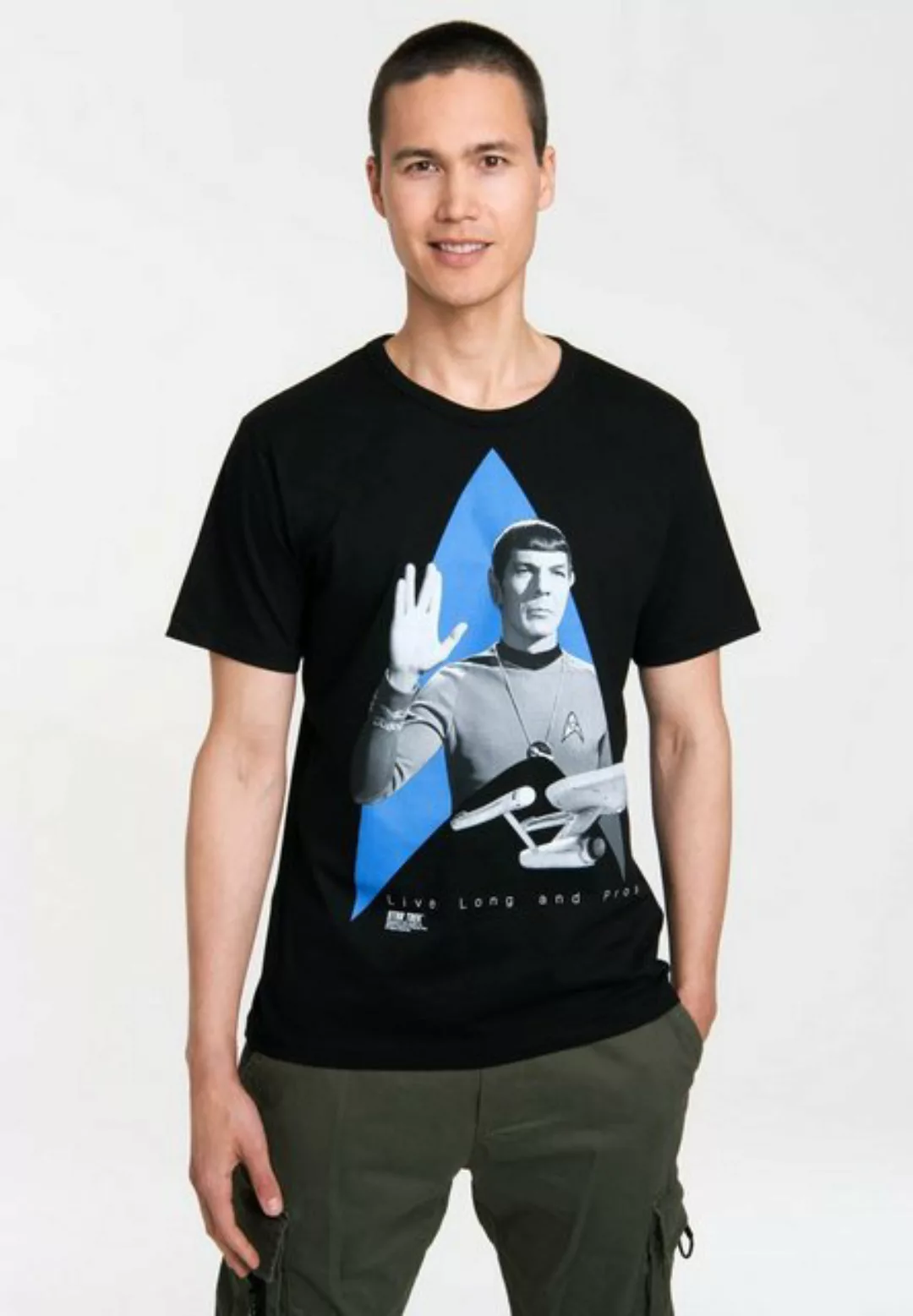 LOGOSHIRT T-Shirt Spock mit coolem Frontdruck günstig online kaufen