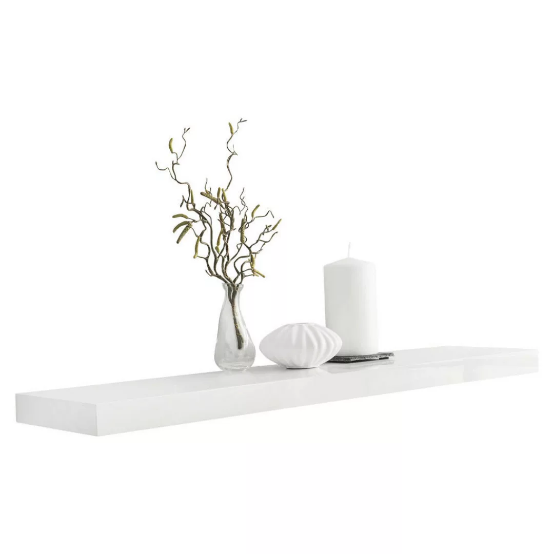 Wandboard  Salamanca - weiß - 80 cm - 3,7 cm - 23,5 cm - Sconto günstig online kaufen