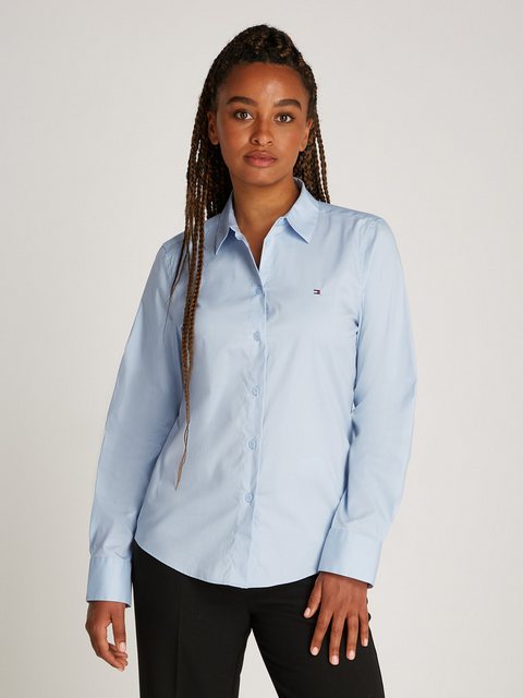 Tommy Hilfiger Hemdbluse ESS POPLIN REGULAR SHIRT Popeline Qualität günstig online kaufen