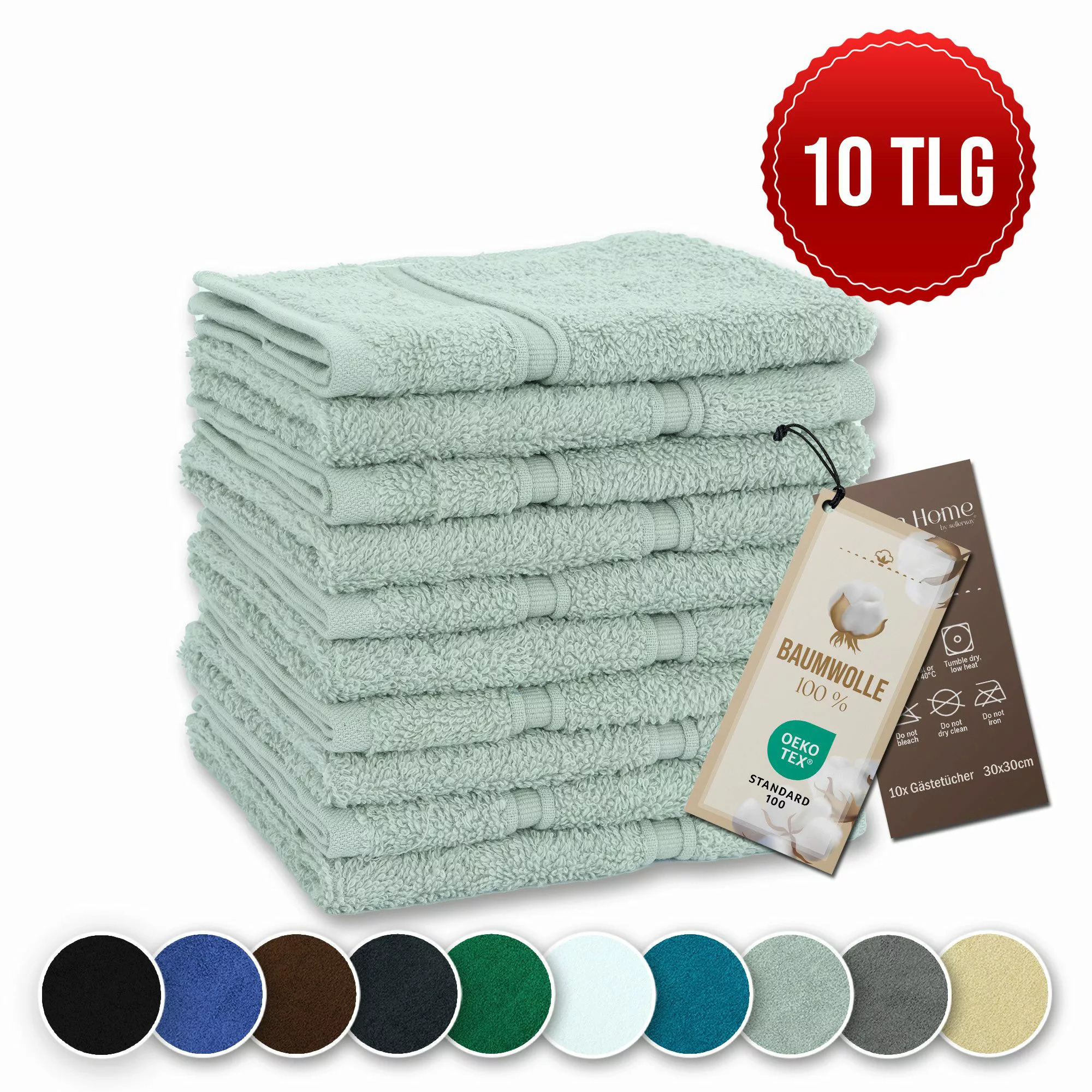 Veluna Home Gästehandtücher 30x30 cm Premium günstig online kaufen
