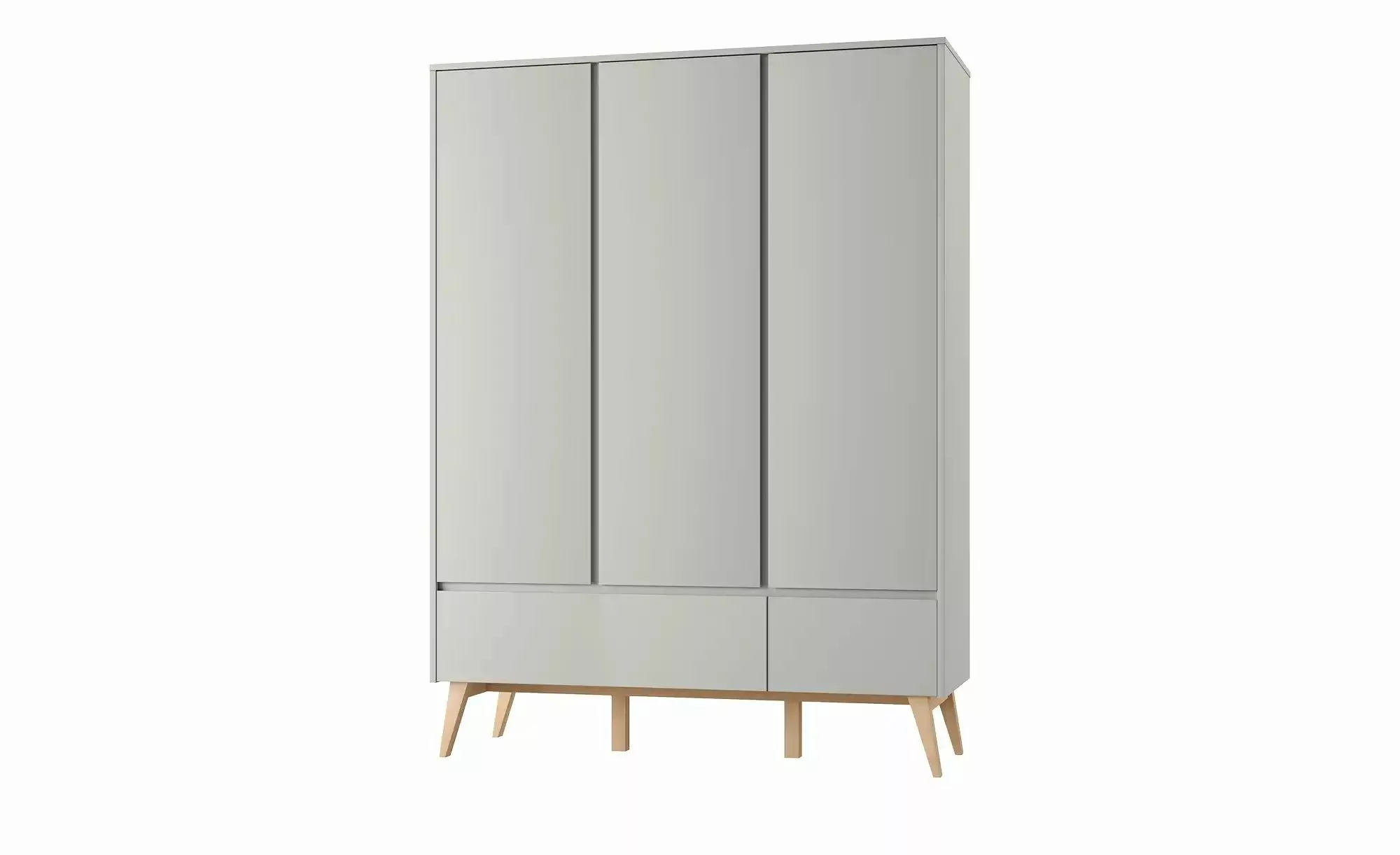 Kleiderschrank  Swing ¦ grau ¦ Maße (cm): B: 152 H: 199,5 T: 52.5 Baby > Ba günstig online kaufen