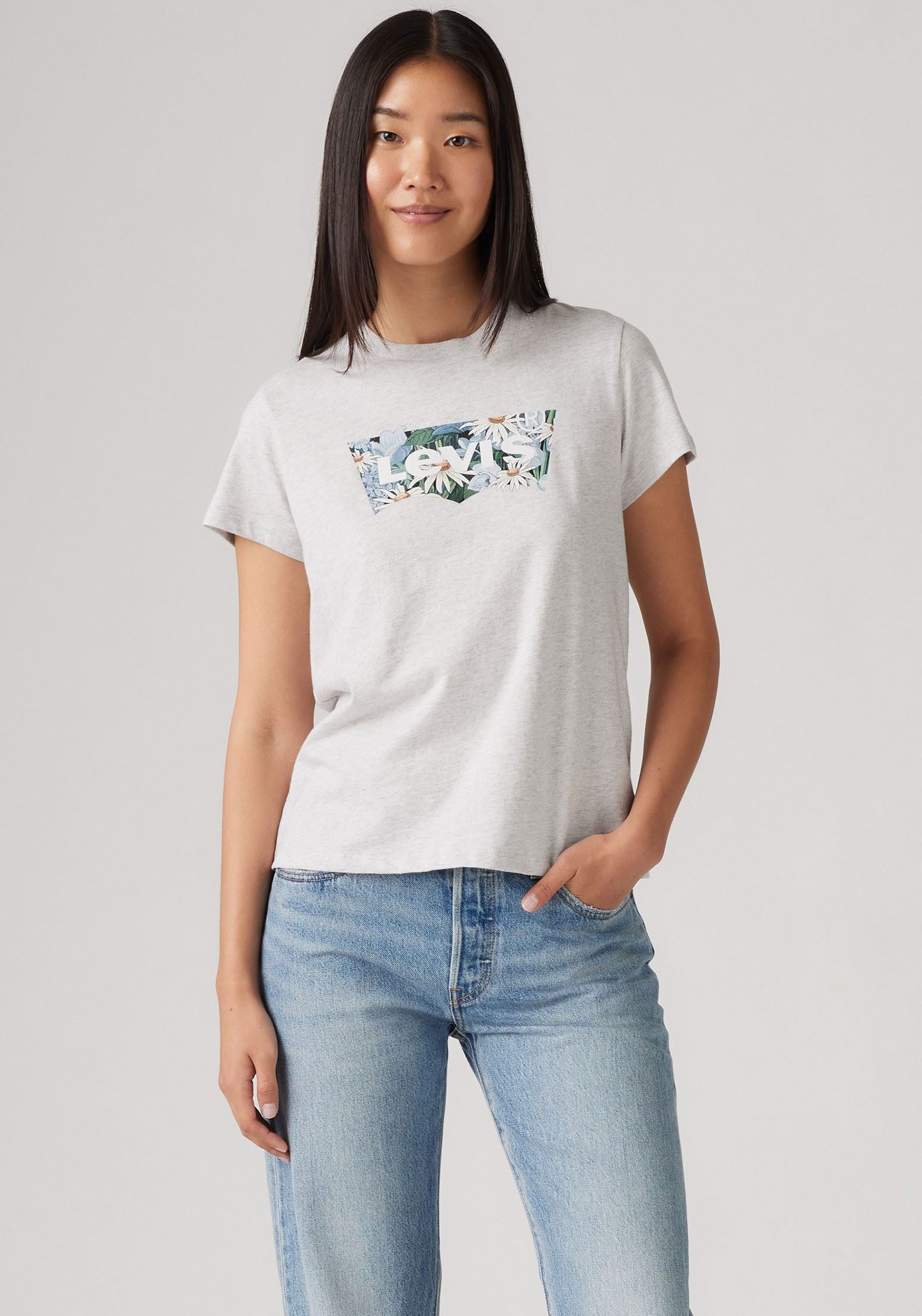 Levis  T-Shirts & Poloshirts 17369 2946 - PERFECT TEE-CARNATION BW FILL LC günstig online kaufen