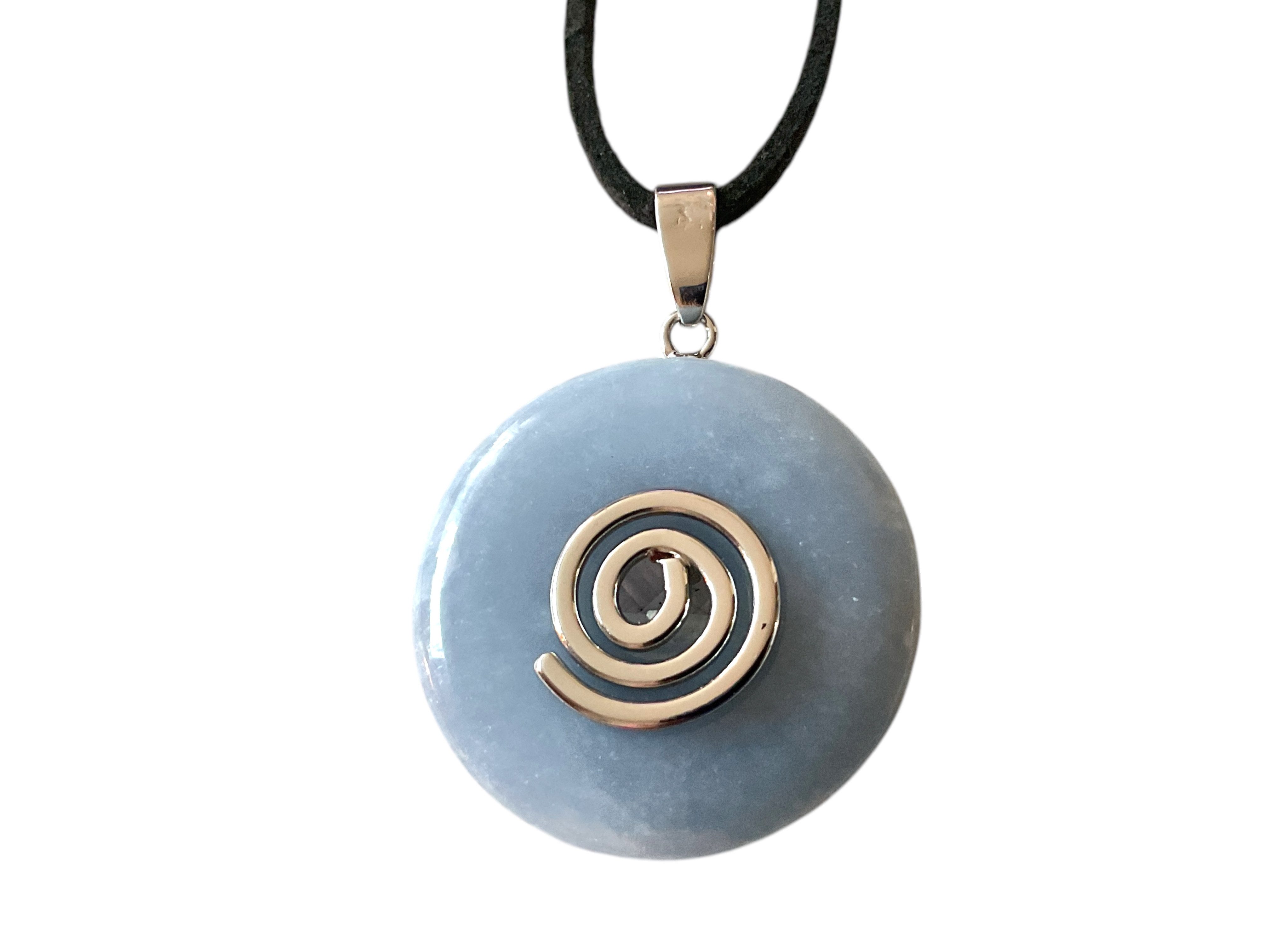 Steinfixx® Lange Kette echter Edelsteindonut 30 günstig online kaufen