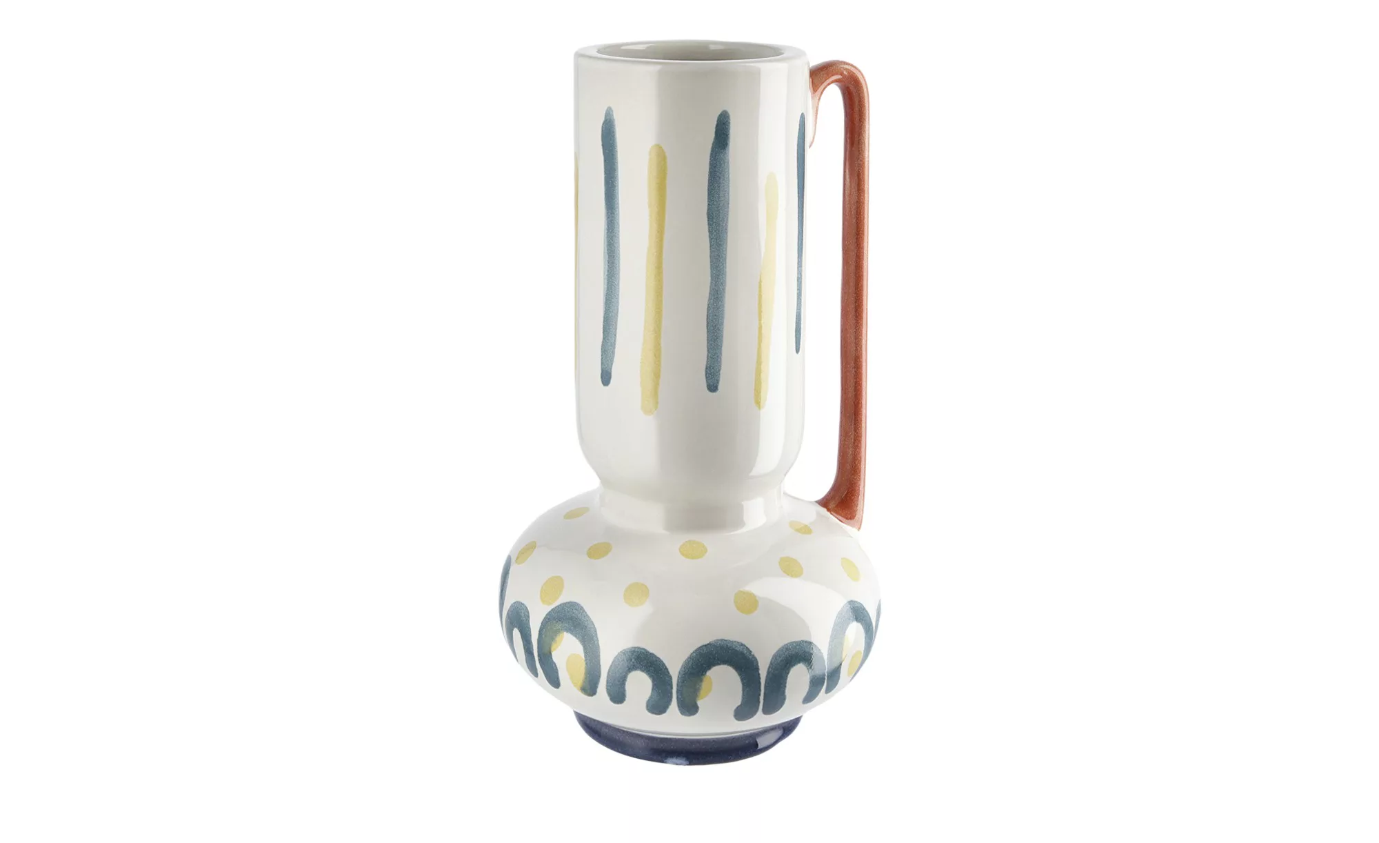 Vase ¦ mehrfarbig ¦ Steingut ¦ Maße (cm): H: 25  Ø: 14.2 Accessoires > Vase günstig online kaufen