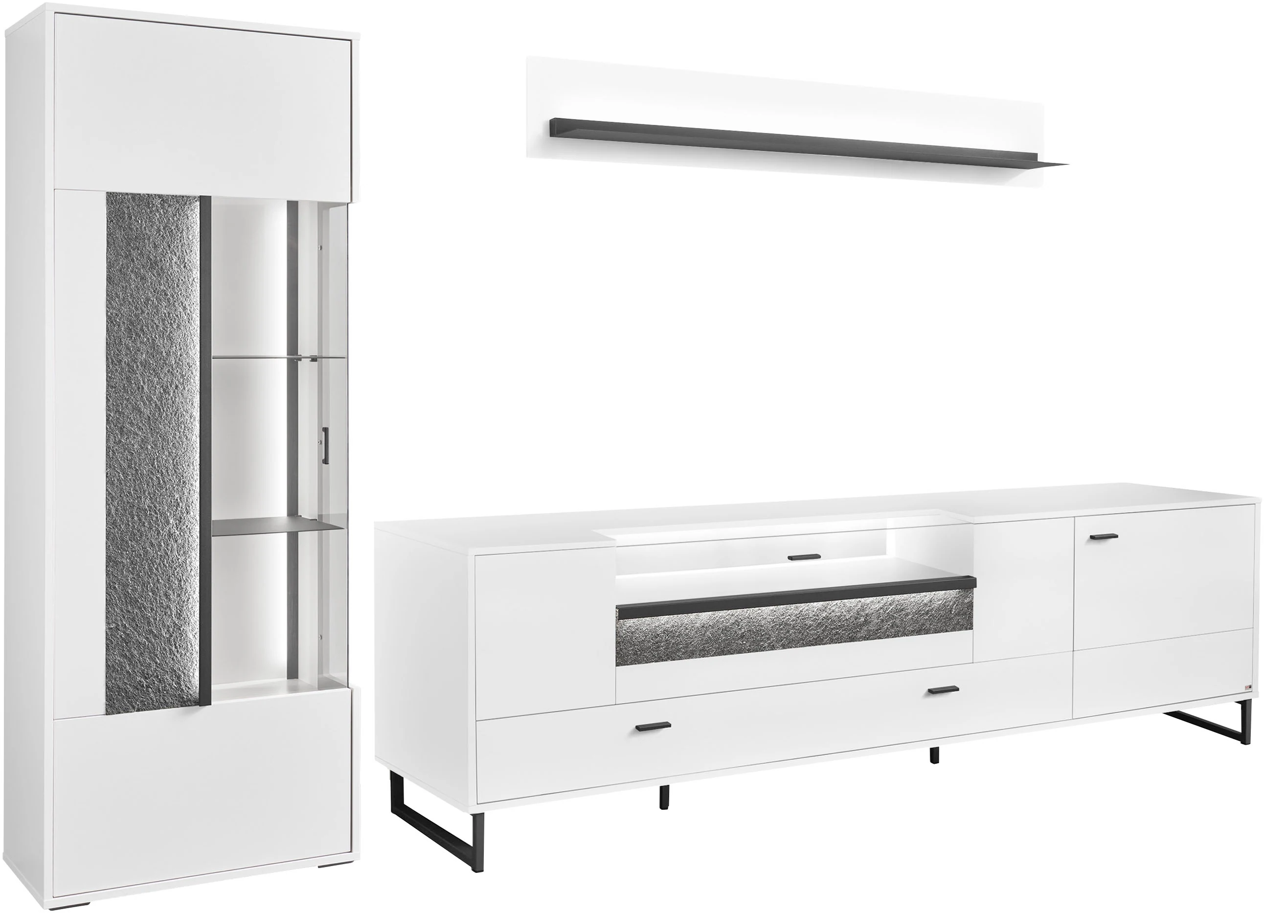 set one by Musterring TV-Wand "Deltona", (3 St.), Zierelemente aus Sandstei günstig online kaufen