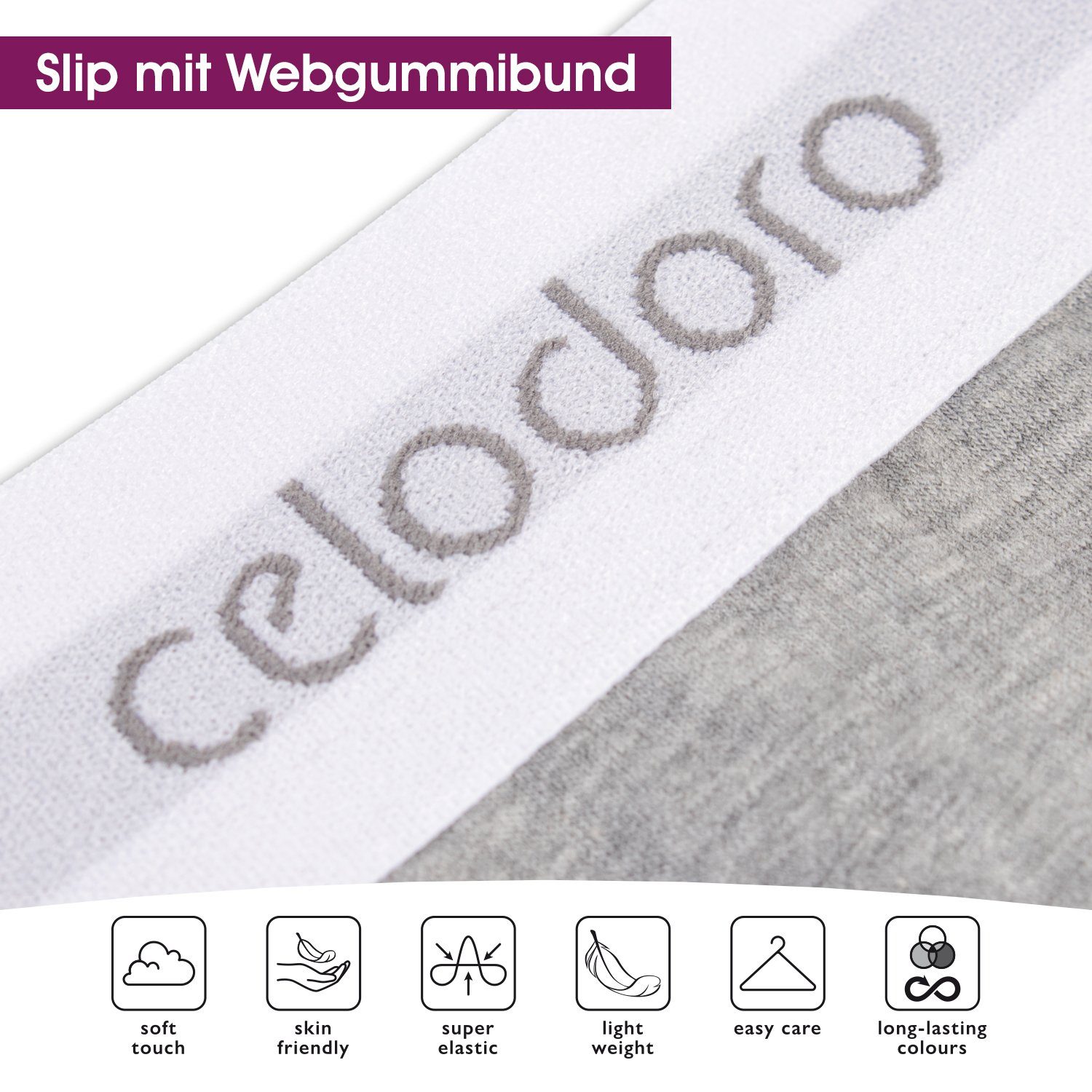 celodoro Slip Damen Bikini Slip (3er günstig online kaufen