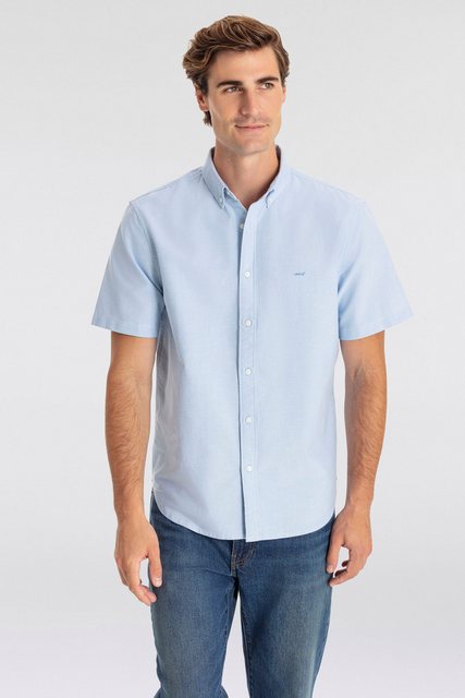 Levi's® Kurzarmhemd SS AUTHENTIC BUTTON DOWN mit kleiner Logostickerei auf günstig online kaufen