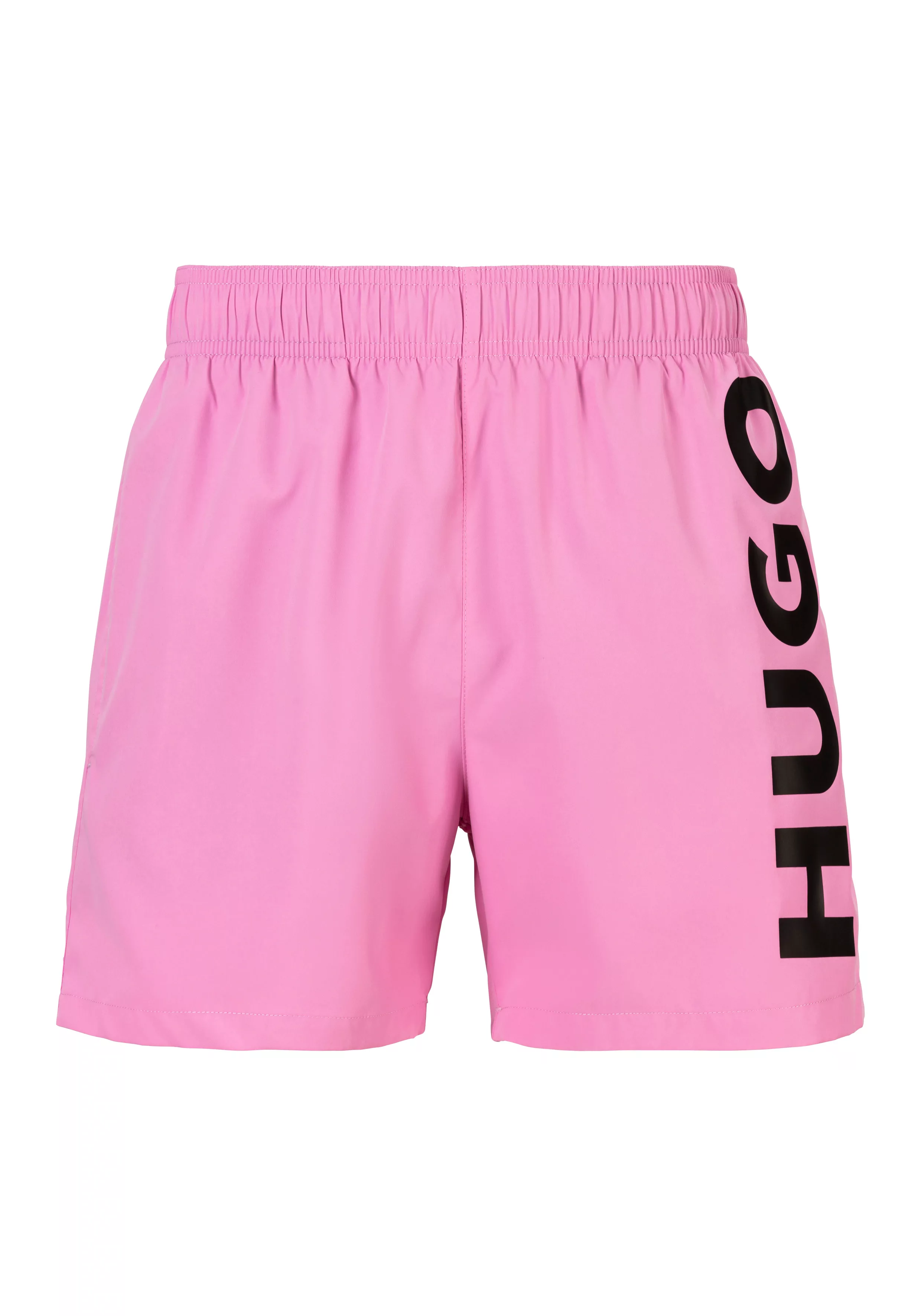 HUGO Underwear Badeshorts "ABAS", seilich mit großem HUGO Logo-Print günstig online kaufen