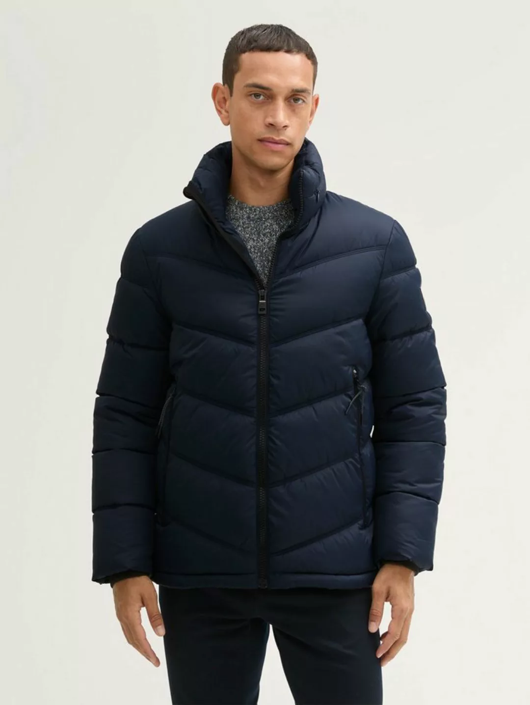 TOM TAILOR Winterjacke Pufferjacke mit verstaubarer Kapuze günstig online kaufen