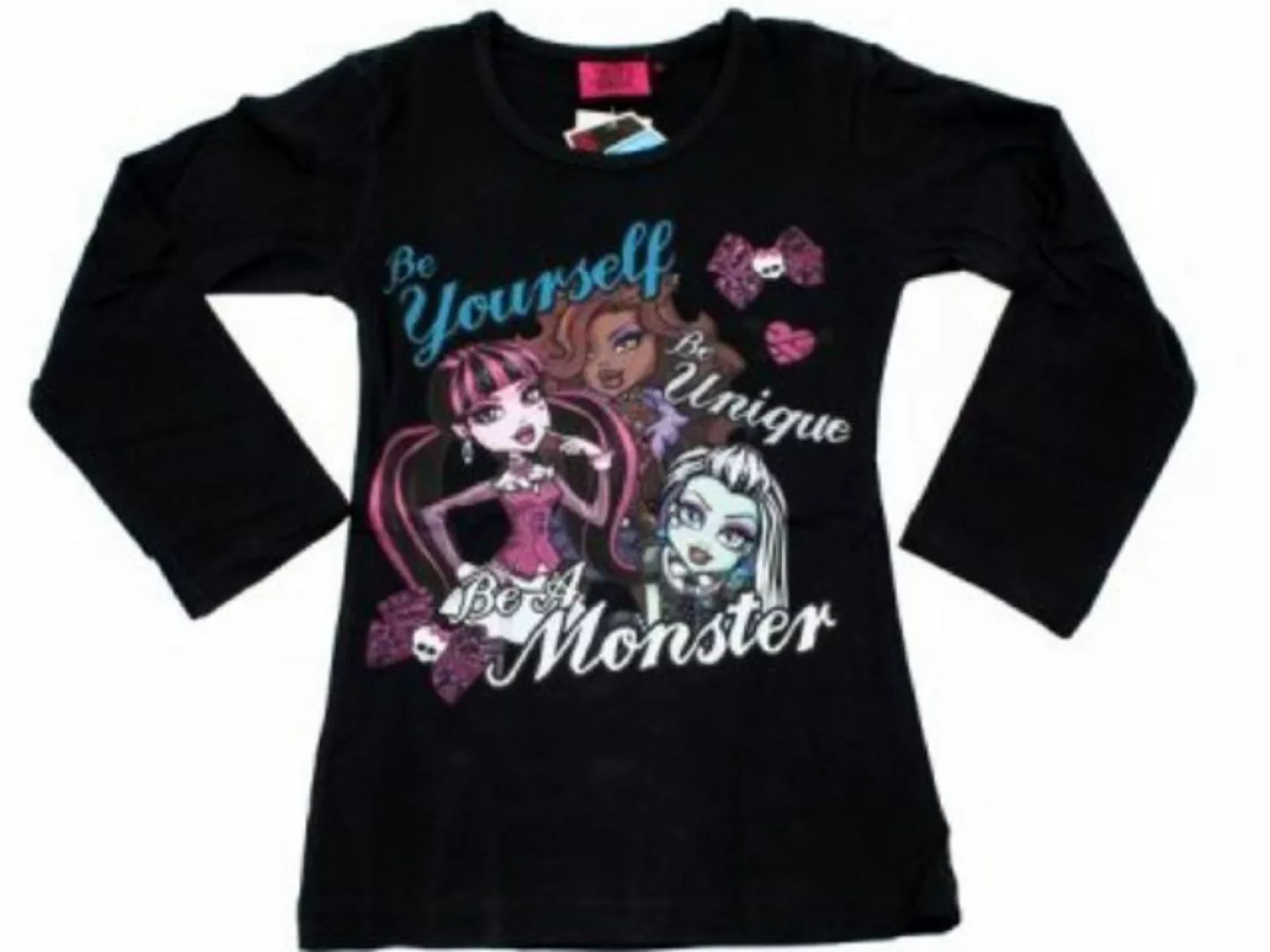 Monster High Langarmshirt "Be Yourself, Be Unique, Be Monster günstig online kaufen