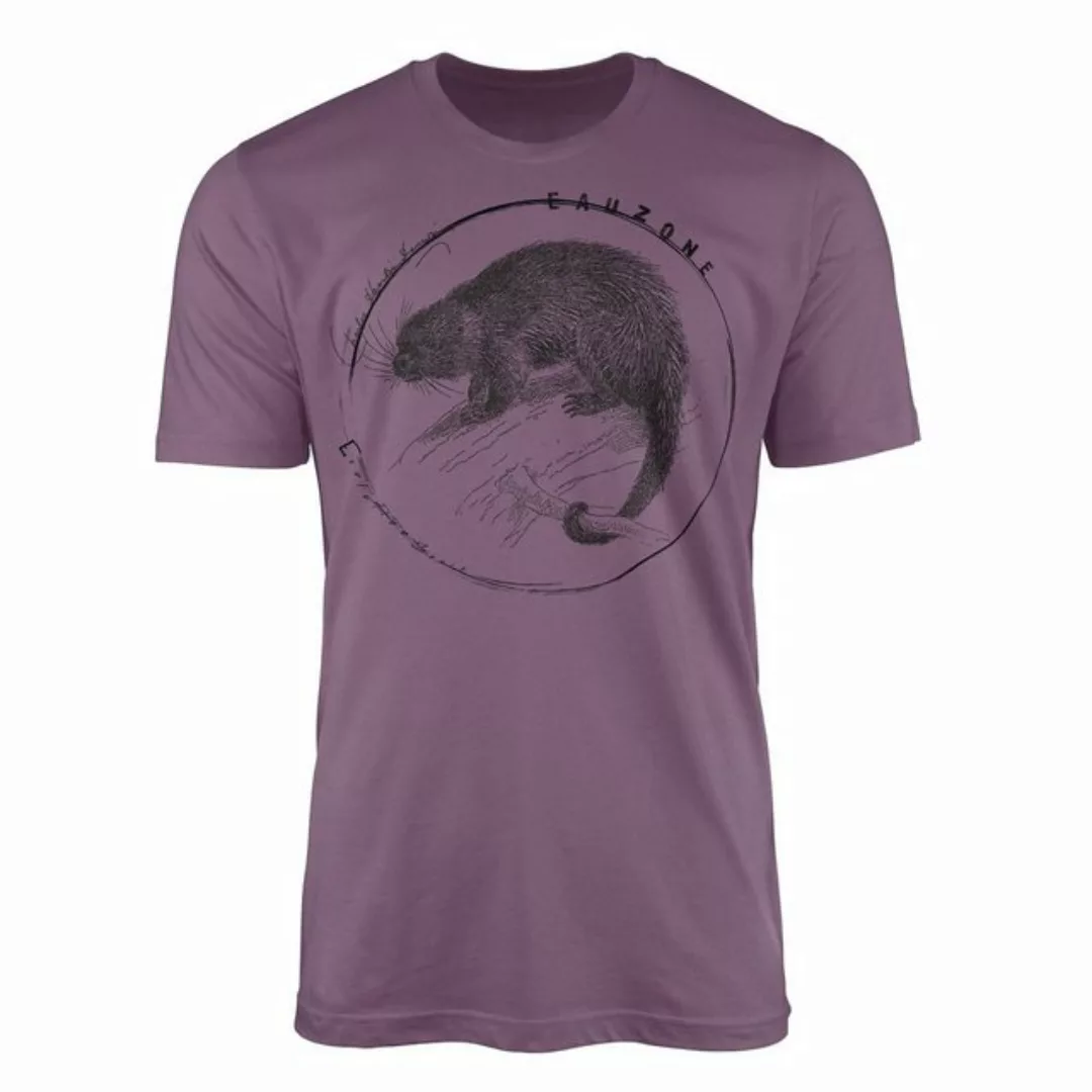 Sinus Art T-Shirt Evolution Herren T-Shirt Stachelschwein günstig online kaufen