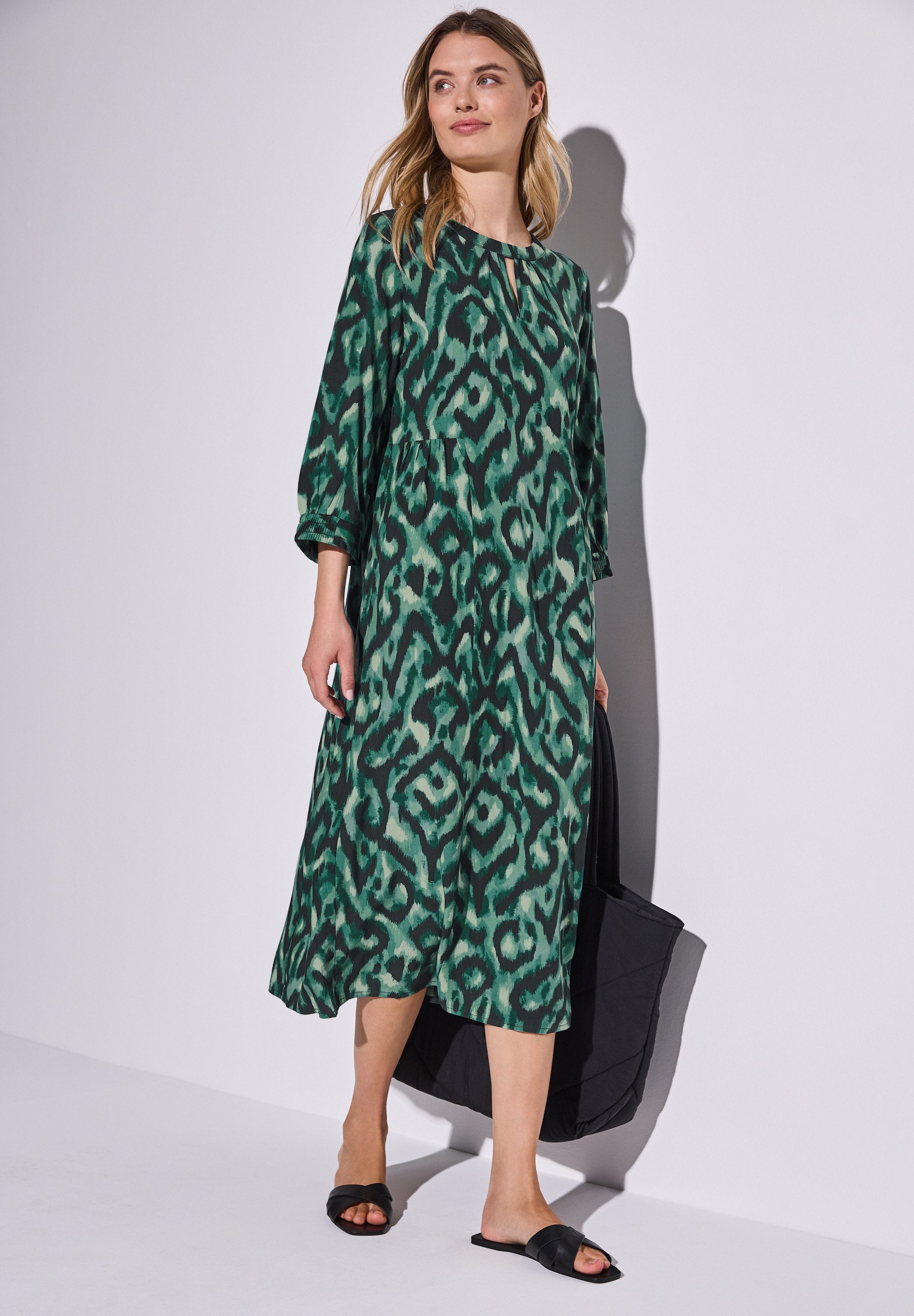 STREET ONE Midikleid 3/4 Arm mit günstig online kaufen