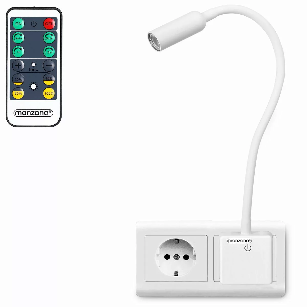 monzana Schreibtischlampe, Wandlicht Svetloba mit Fernbedienung, günstig online kaufen