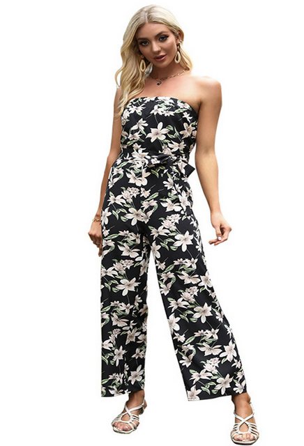 CHENIN 7/8-Overall Frauen ärmelloser Ein-Schulter-Jumpsuit Hose Lang Schlan günstig online kaufen