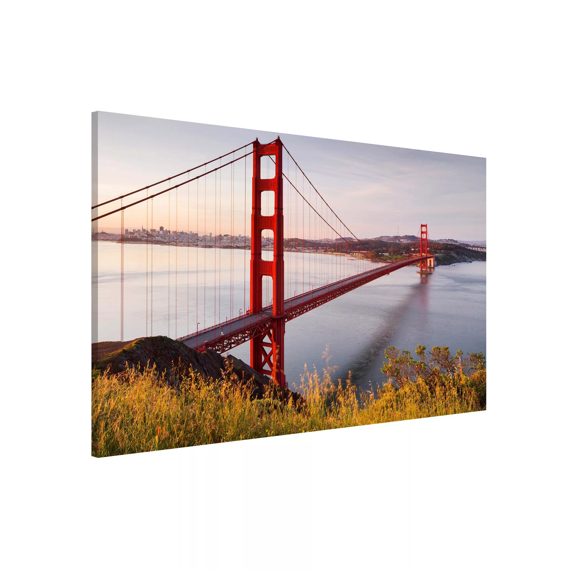 Magnettafel Architektur & Skyline - Querformat 4:3 Golden Gate Bridge in Sa günstig online kaufen