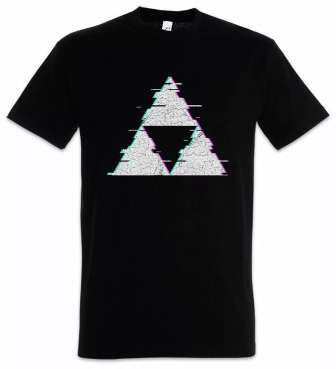 Urban Backwoods Print-Shirt Triforce Glitch Herren T-Shirt Symbol Sign Logo günstig online kaufen