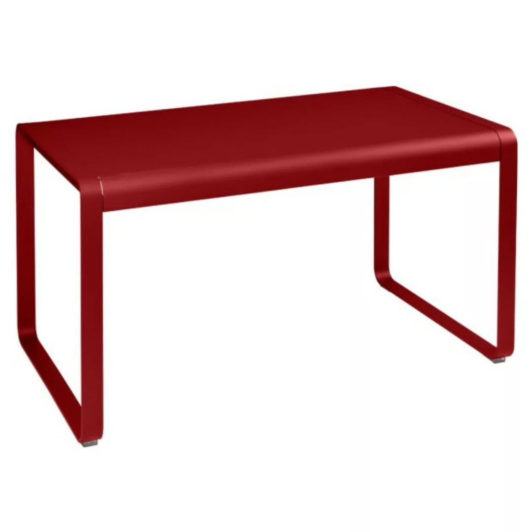 Bellevie Outdoor Tisch Mohnrot 140 x 80 cm günstig online kaufen