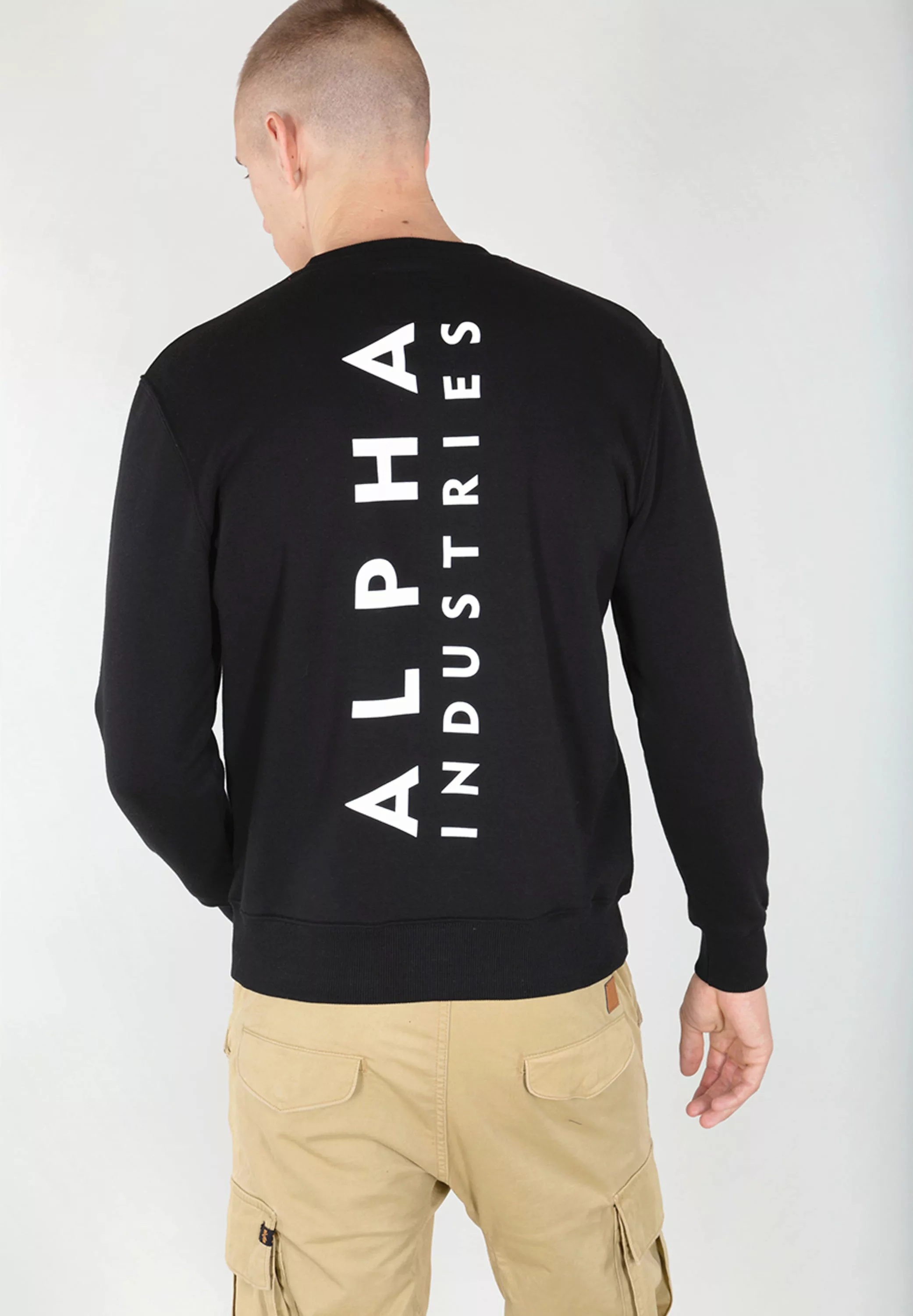 Alpha Industries Sweater "ALPHA INDUSTRIES Men - Sweatshirts Center Logo Sw günstig online kaufen