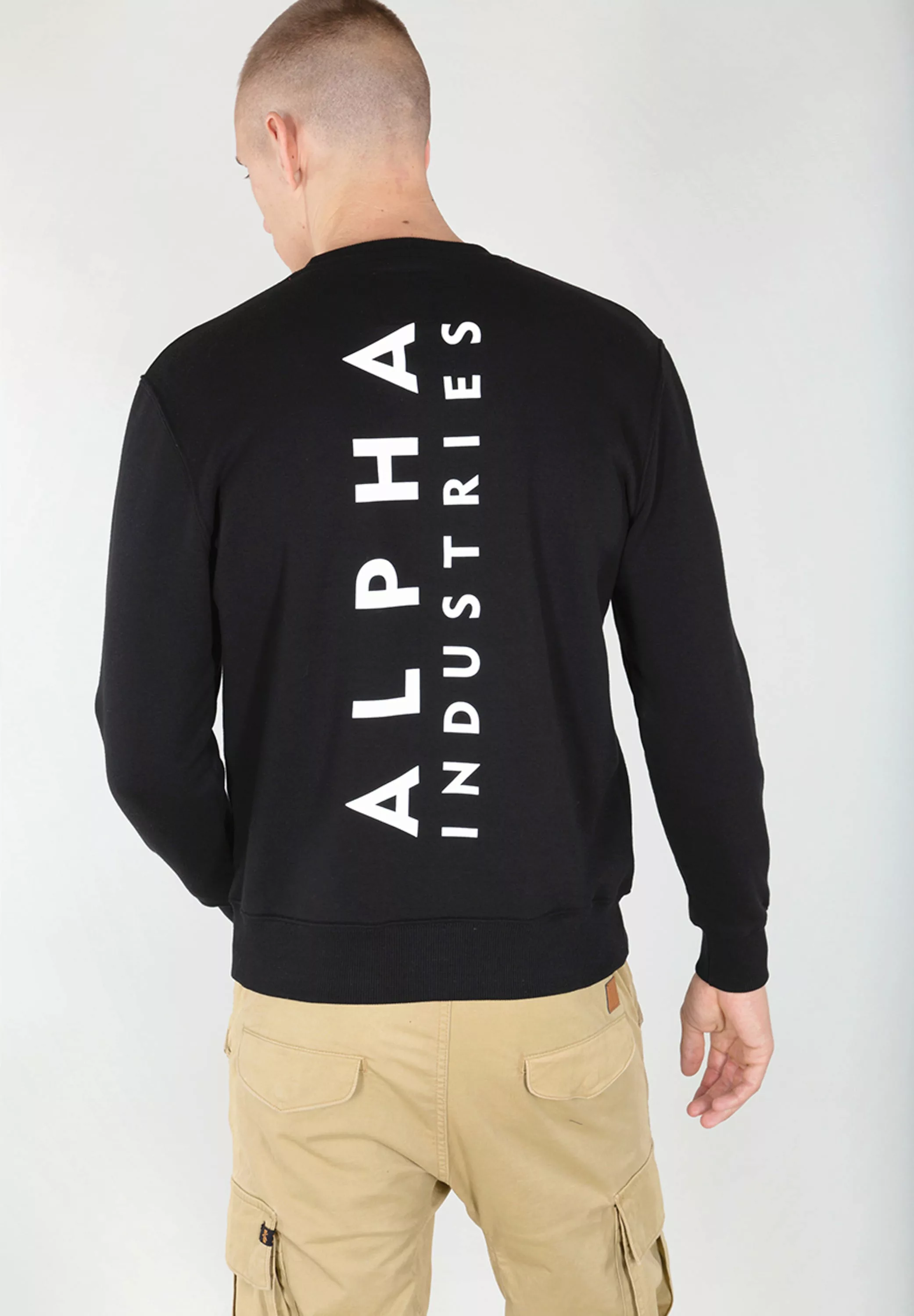 Alpha Industries Sweater "Alpha Industries Men - Sweatshirts Center Logo Sw günstig online kaufen