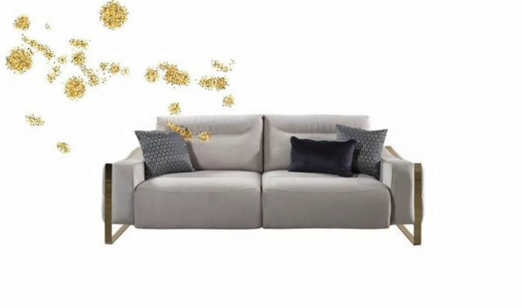 JVmoebel 3-Sitzer Klassische Sofa 3 Sitz Wohnzimmer Polster Holz Polster Mo günstig online kaufen