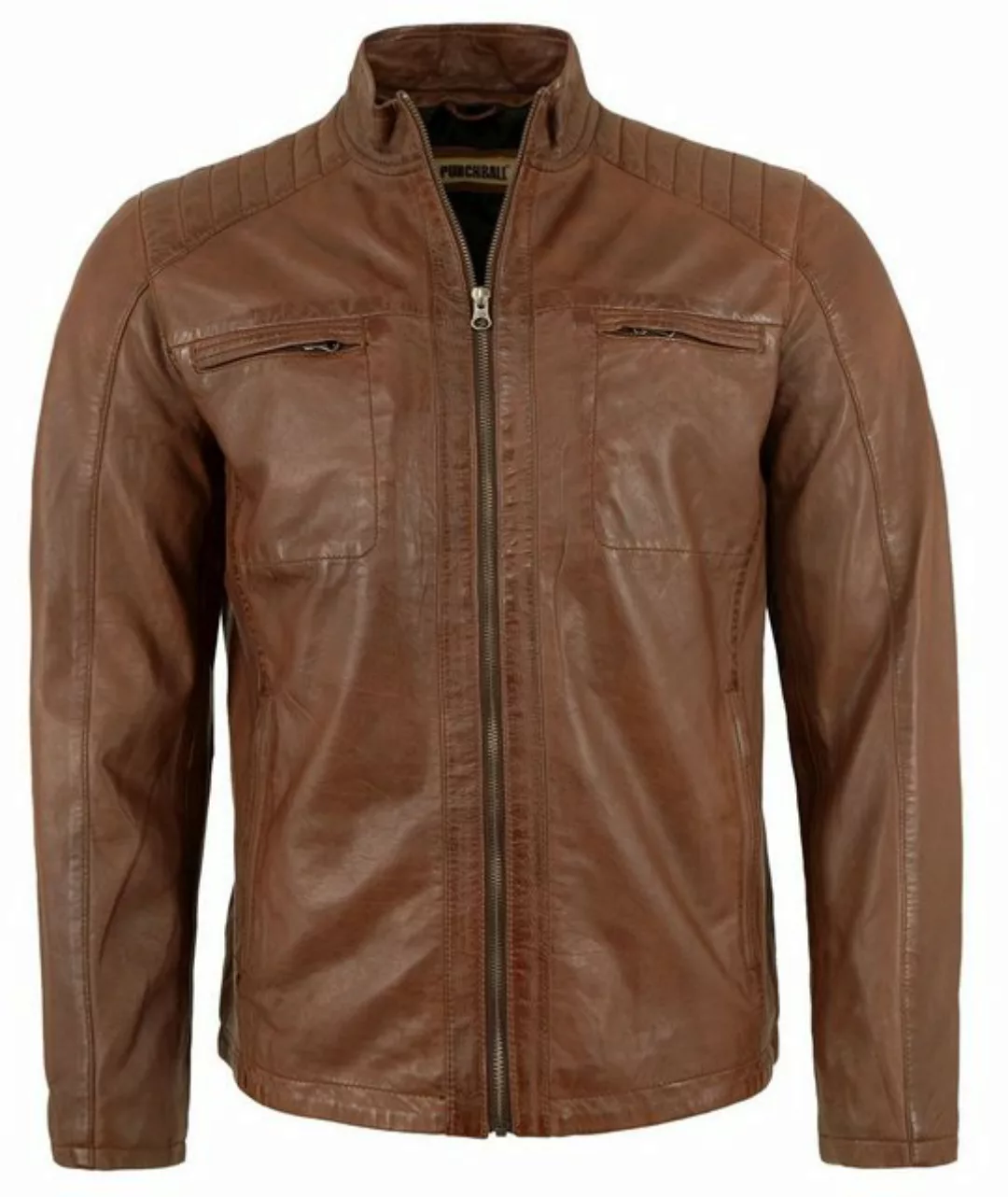 PUNCHBALL Lederjacke PB-521/M 3204-758 Punchball - Herren Lederjacke Bikerj günstig online kaufen