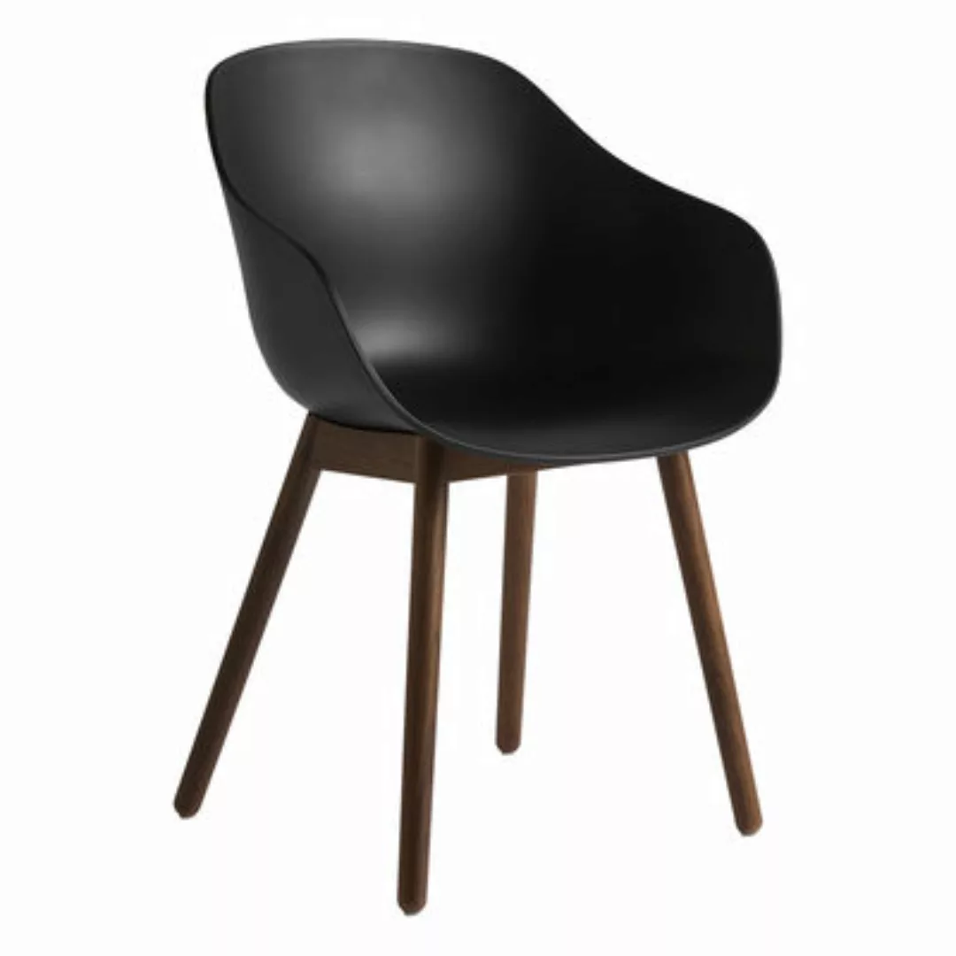 Sessel About a chair AAC 212 plastikmaterial schwarz / Kunststoff & Holz - günstig online kaufen