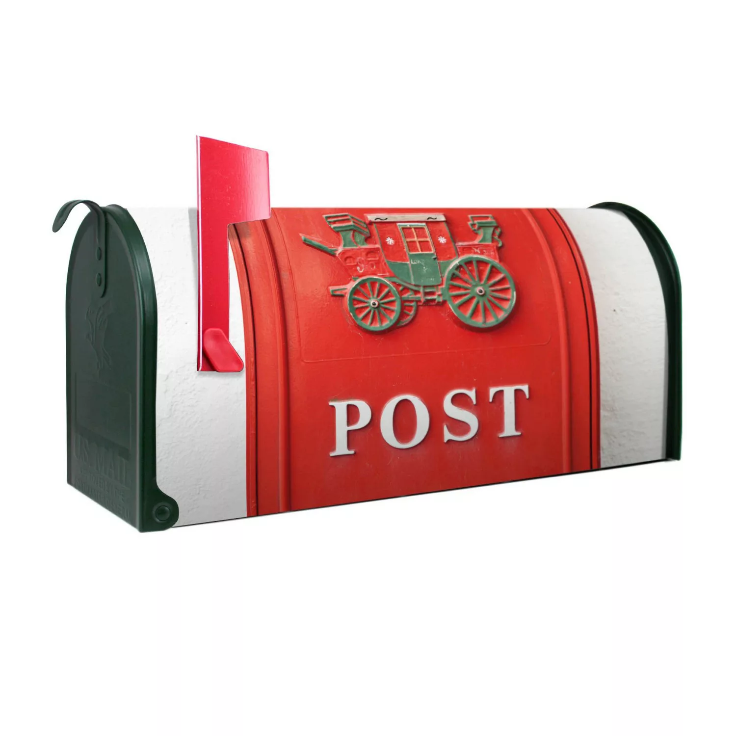 Banjado Amerikanischer Briefkasten Grün 48x22x16cm US Mailbox Letterbox Pos günstig online kaufen