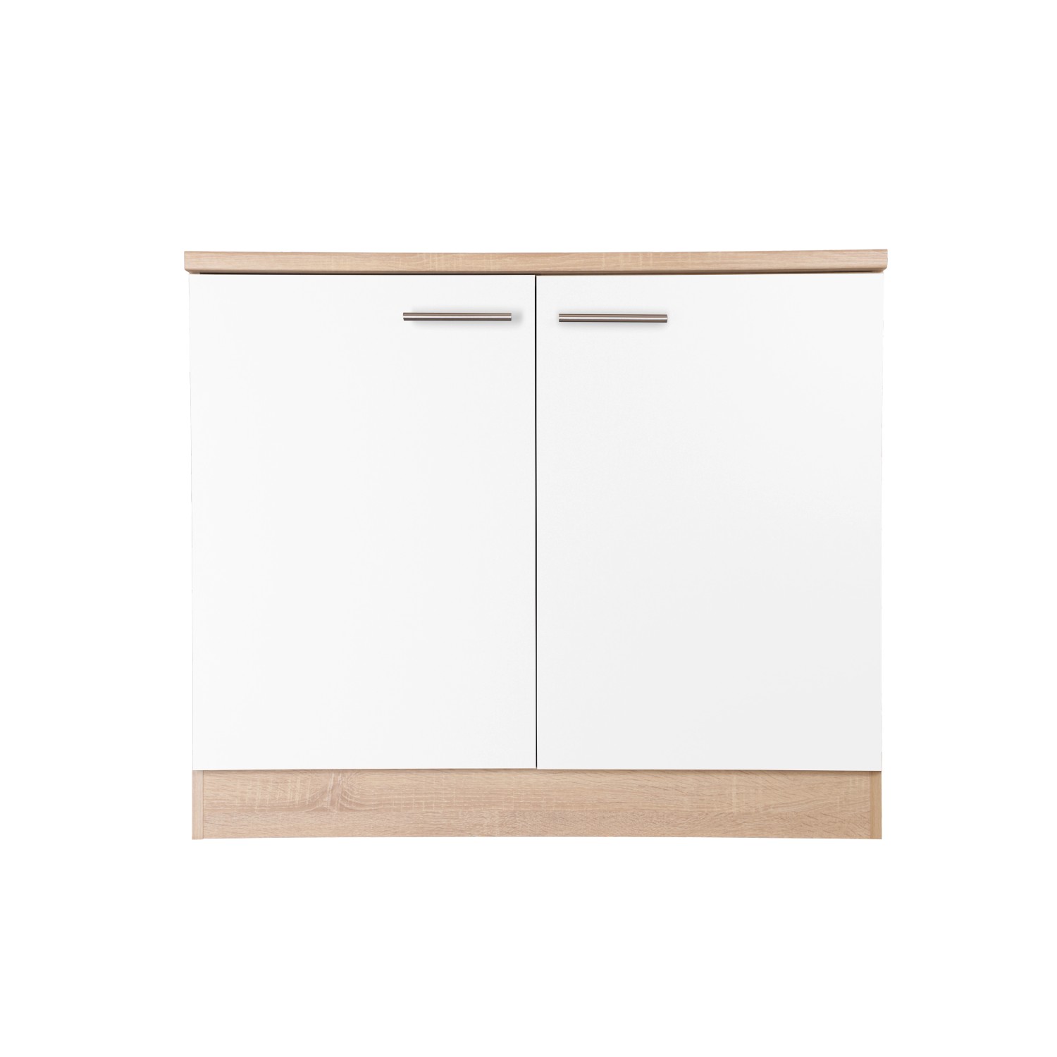 Respekta Spülenunterschrank Merle 100 cm Weiß günstig online kaufen
