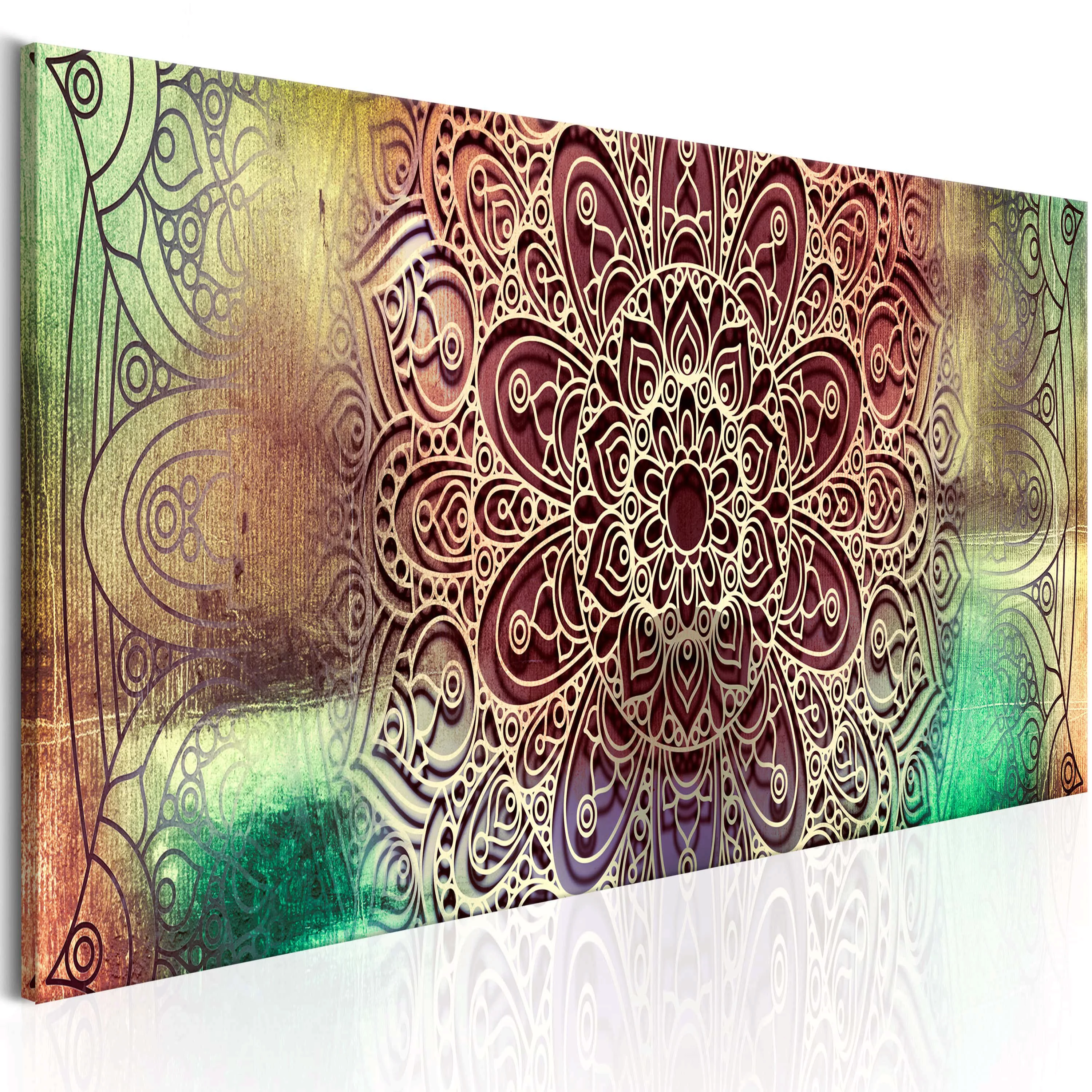 Wandbild - Colourful Mandala günstig online kaufen