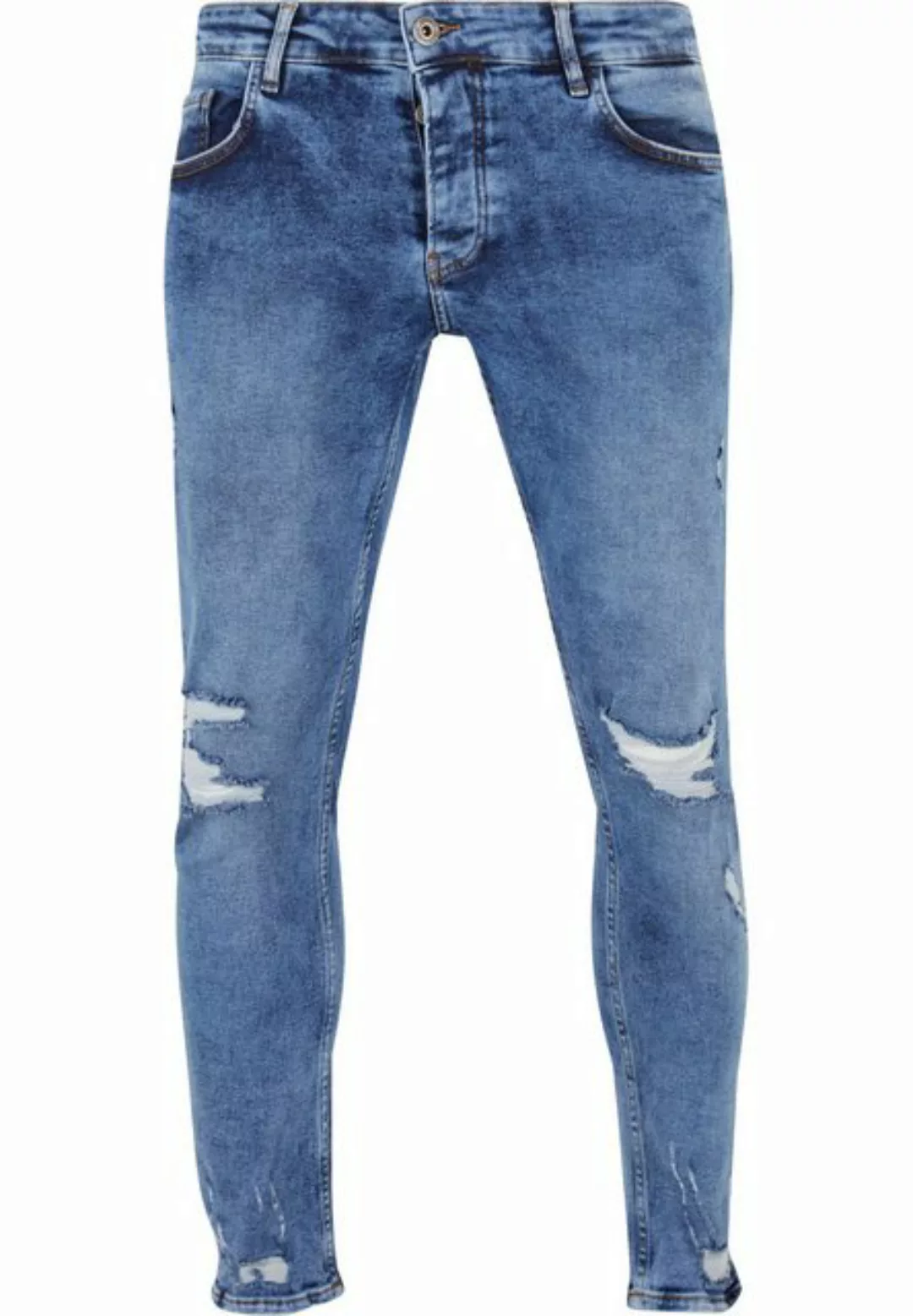 2Y Studios Bequeme Jeans 2Y Studios Herren 2Y Destroyed Skinny Cropped Deni günstig online kaufen