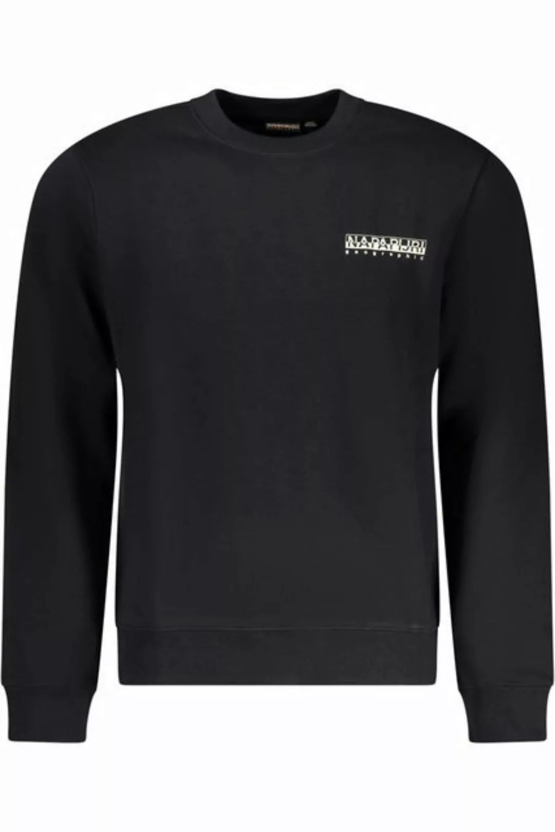 Napapijri Sweatshirt Schwarzes Herren Sweatshirt: Gefüttert, Regular günstig online kaufen