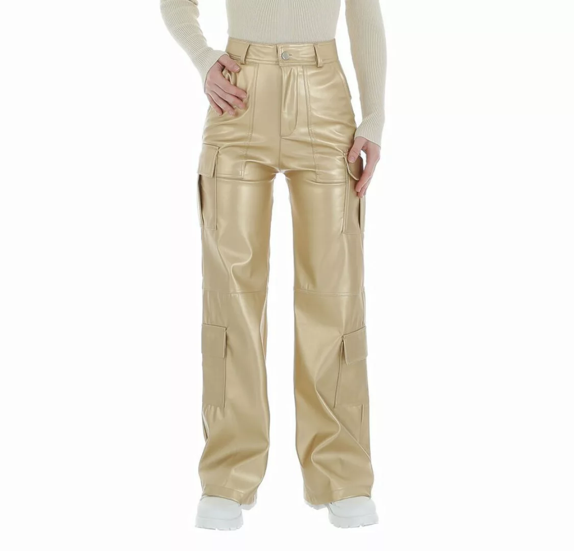 Ital-Design Lederimitathose Damen Freizeit (86365189) Glänzend Hose in Lede günstig online kaufen