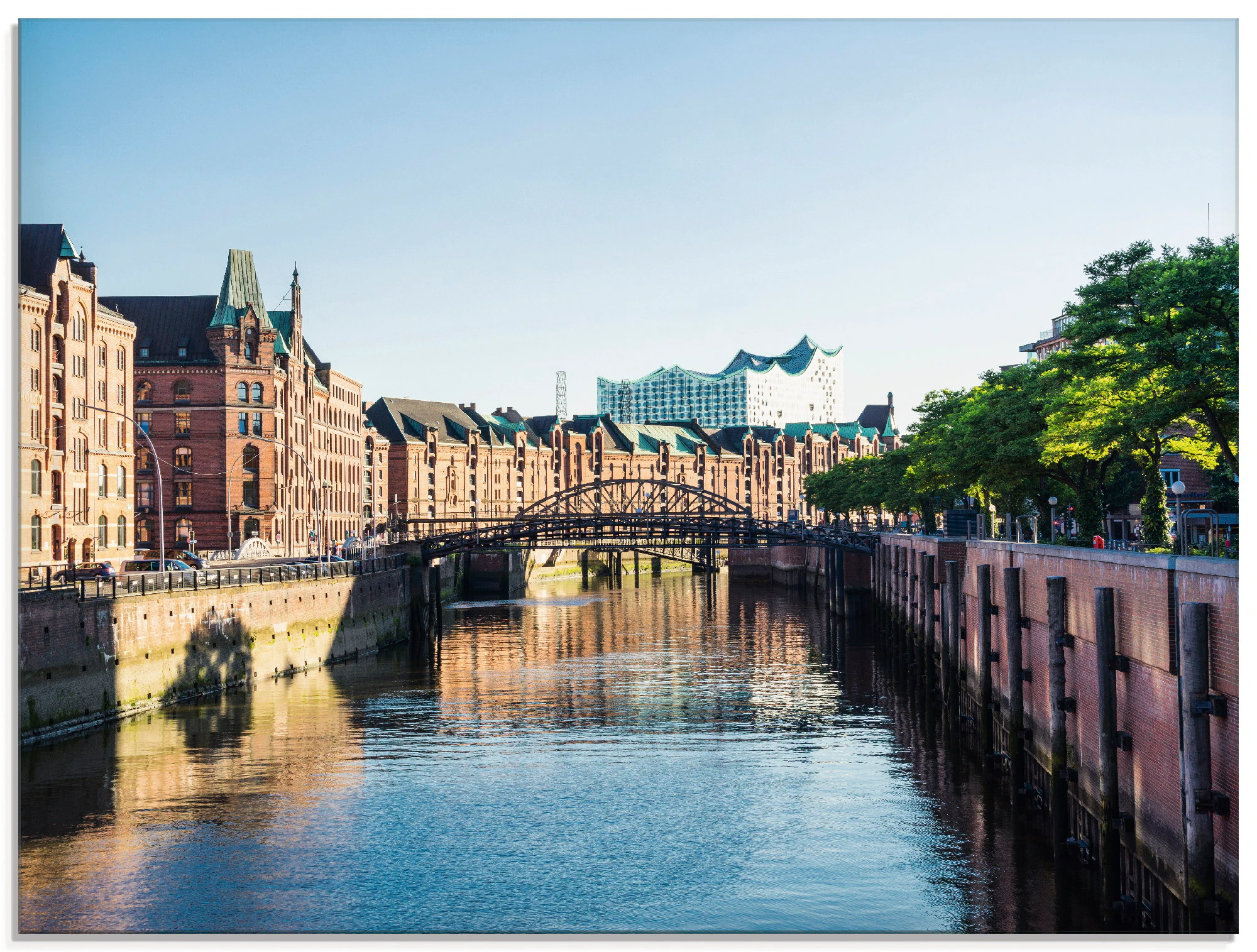 Artland Glasbild »Hamburg Speicherstadt«, Deutschland, (1 St.), in verschie günstig online kaufen