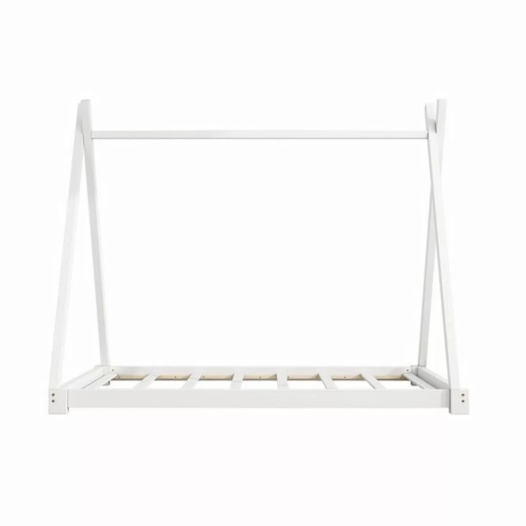 DOPWii Jugendbett 90*200cm Massivholzbett, Einzelbett, Flachbett, Zelt-Mode günstig online kaufen