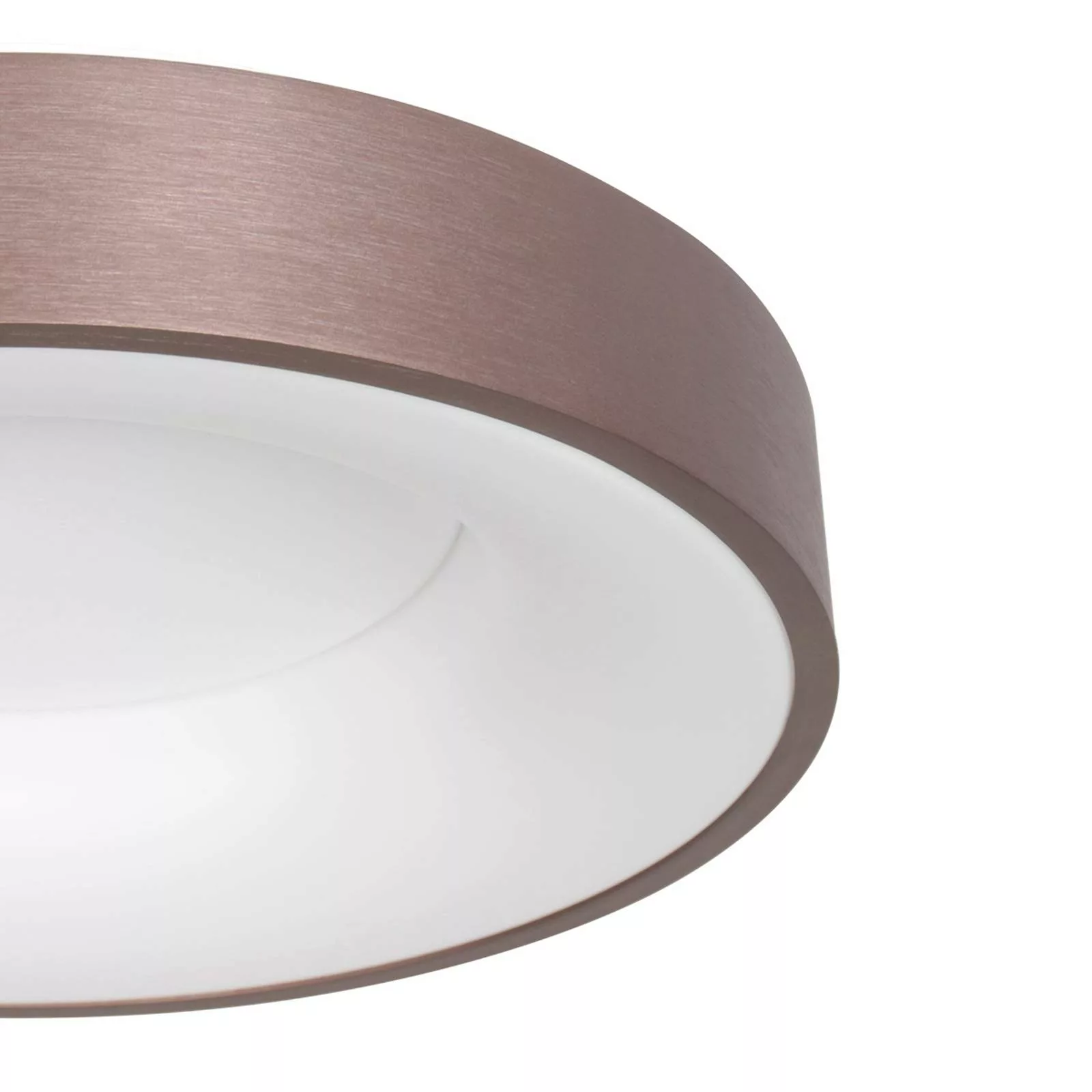 LED-Deckenleuchte Ringlede, 2.700 K Ø 48 cm bronze günstig online kaufen