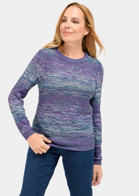 GOLDNER Strickpullover Multicolor-Pullover mit erfrischendem Farbverlauf günstig online kaufen