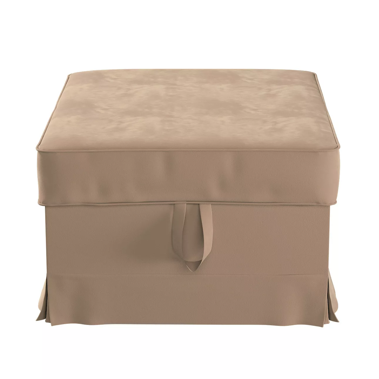 Bezug für Ektorp Bromma Hocker, beige, Husse, Ektorp Bromma, Velvet (704-35 günstig online kaufen