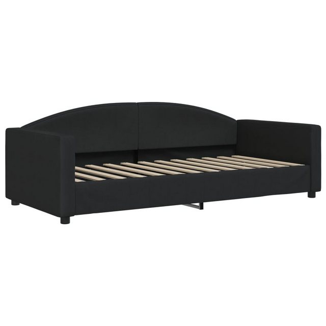 vidaXL Gästebett Tagesbett Schwarz 90x200 cm Stoff Gästebett Gästecouch Gäs günstig online kaufen