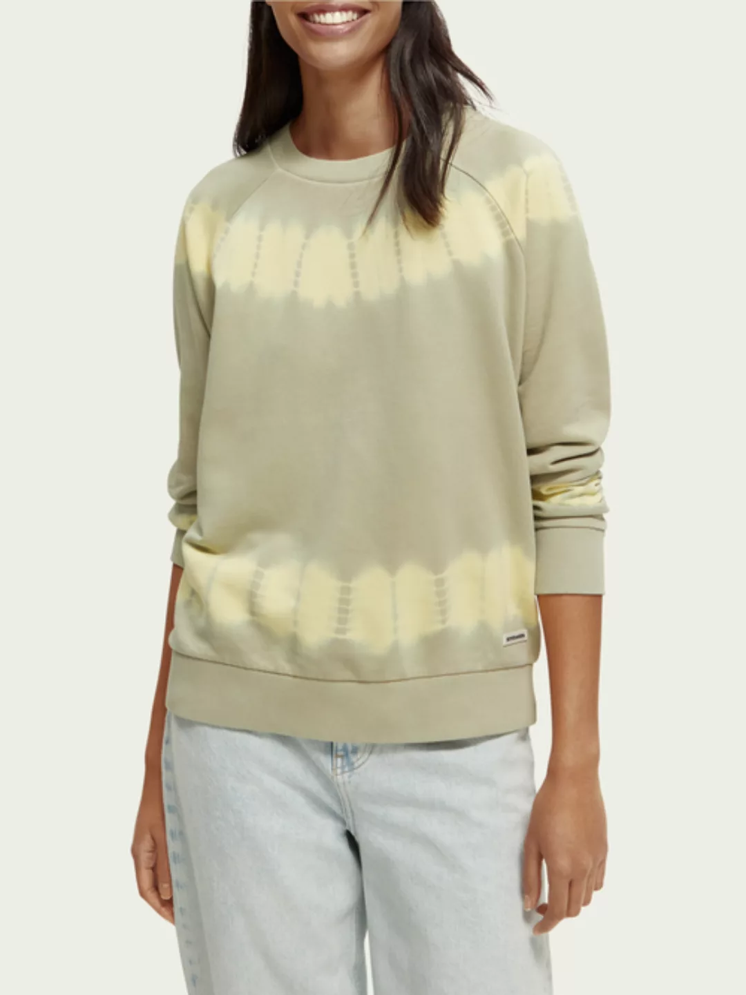 Scotch & Soda Sweatshirt im Relaxed Fit mit „Tie-Dye“-Effekt günstig online kaufen