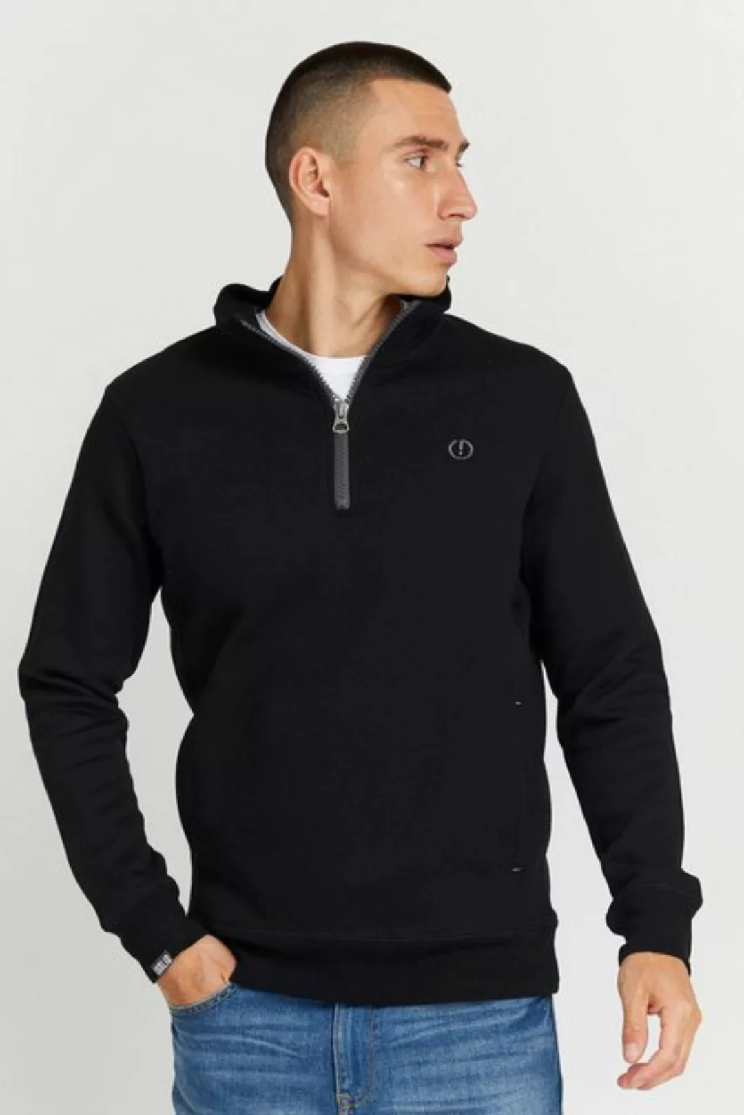 !Solid Stehkragenpullover SDBennTro Ziptroyer 21300895-ME günstig online kaufen