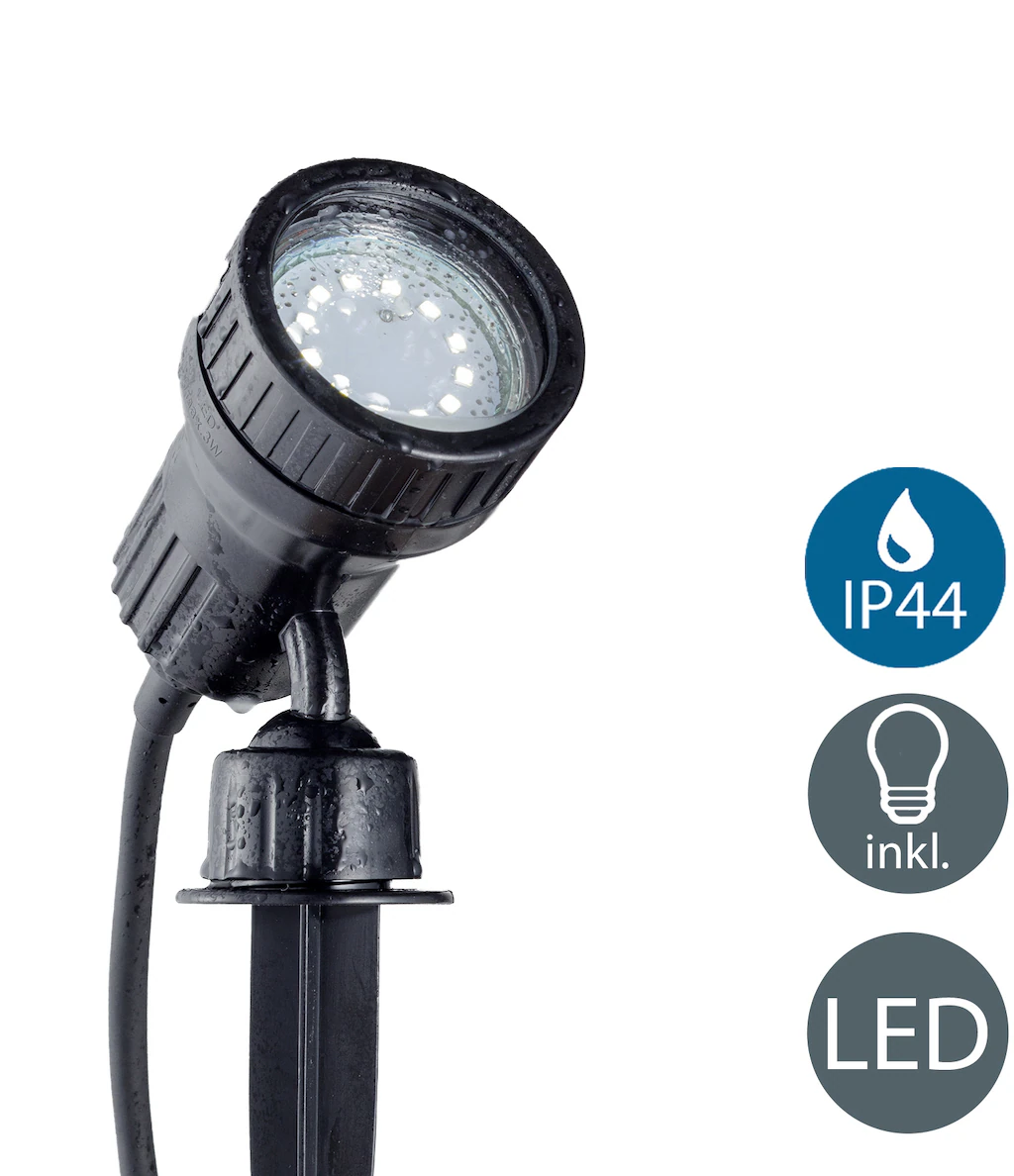 B.K.Licht LED Gartenstrahler, 1 flammig, Leuchtmittel GU10  LED wechselbar, günstig online kaufen