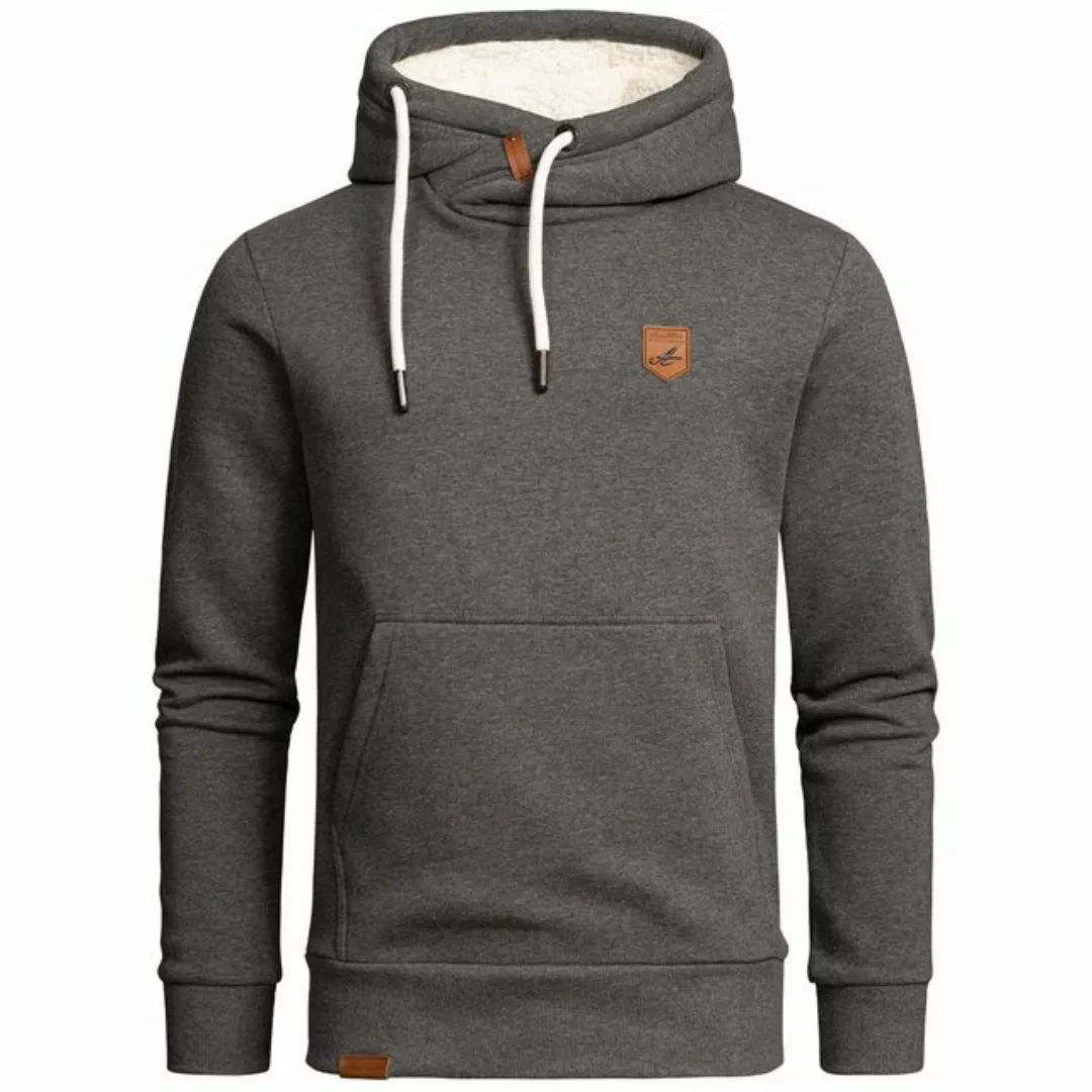 Amaci&Sons Kapuzenpullover YONKERS Kapuzenpullover mit Plüsch-Kapuze Herren günstig online kaufen