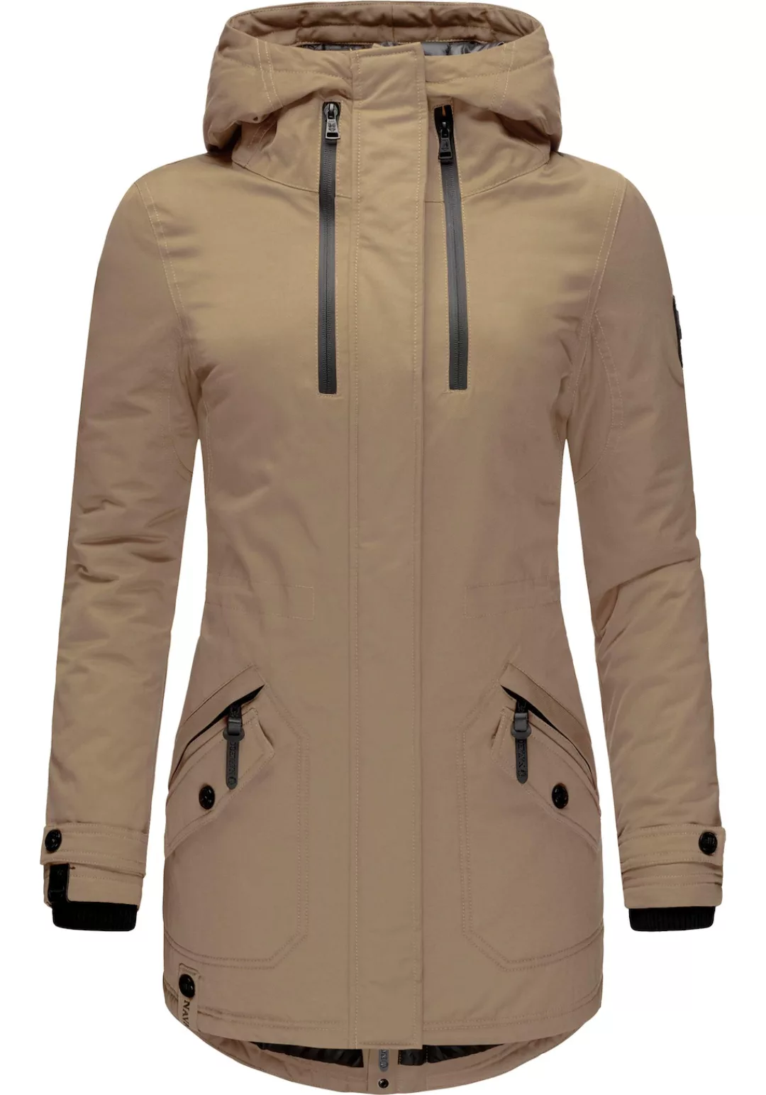 Navahoo Wintermantel "Avrille II", sportlicher Damen Winter Kurzmantel mit günstig online kaufen