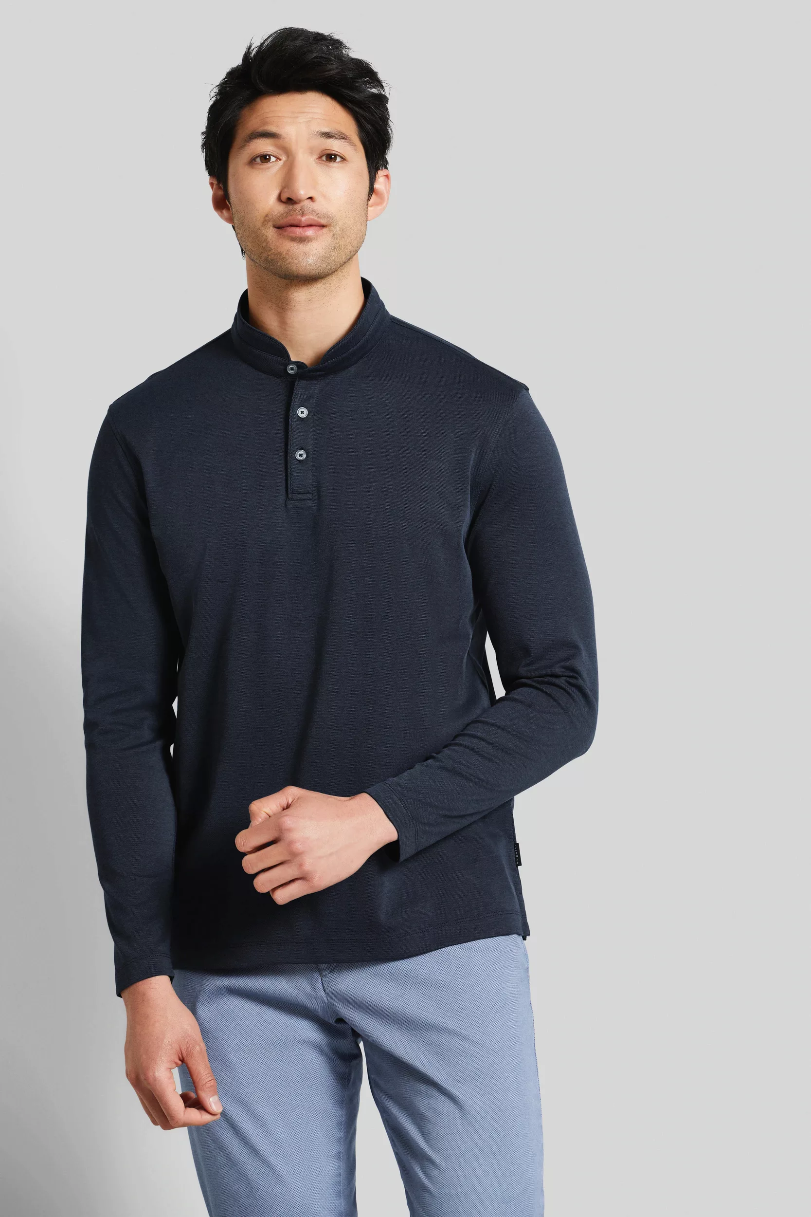 bugatti Langarm-Poloshirt günstig online kaufen