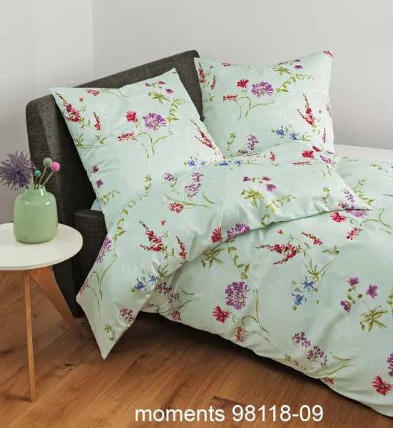 Janine Janine Mako-Satin Bettwäsche moments 98118 multicolor Größe:  135x20 günstig online kaufen