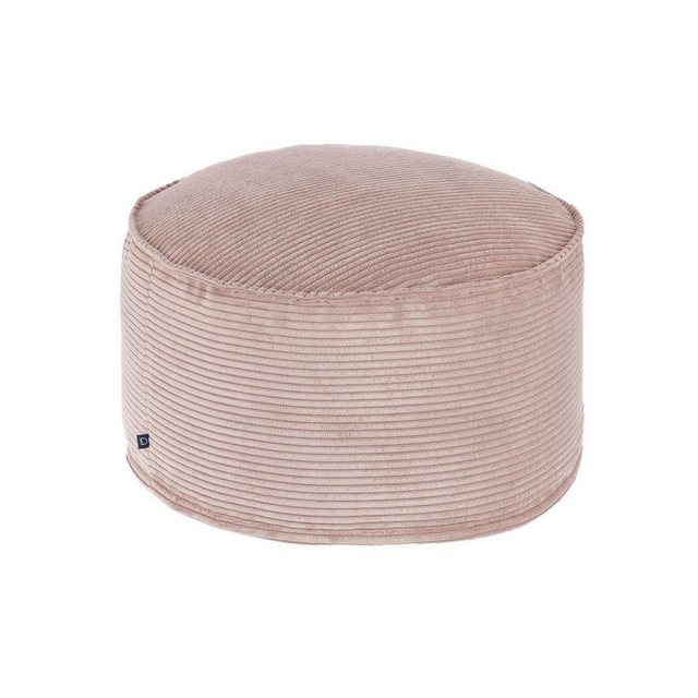 Natur24 Sofa Großer Pouf Wilma 70 x 30 x 70 cm Breitcord Rosa Sitzgelegenhe günstig online kaufen