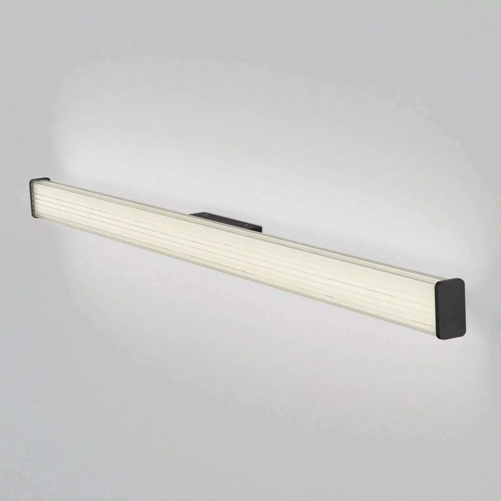 LED-Bad-Wandleuchte Alla IP44 120cm schwarz günstig online kaufen